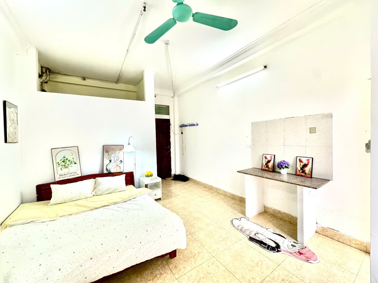 Phòng trọ Studio 25m2 tại Timehouse 2 Mỹ Đình - Nam Từ Liêm - Phòng ngủ