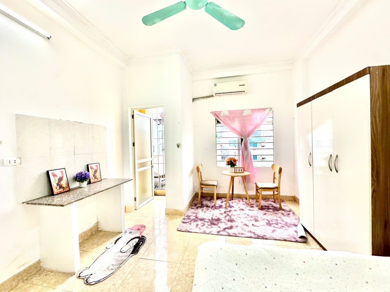 Phòng trọ Studio 25m2 tại Timehouse 2 Mỹ Đình - Nam Từ Liêm - Phòng khách