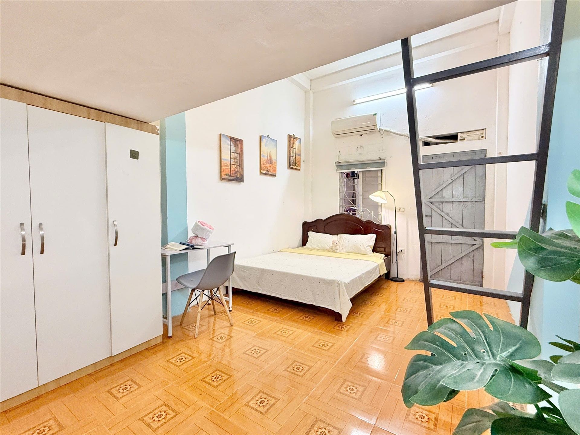 Phòng trọ Studio 25m2 tại Time House 6 Cổ Nhuế - Bắc Từ Liêm - Phòng ngủ