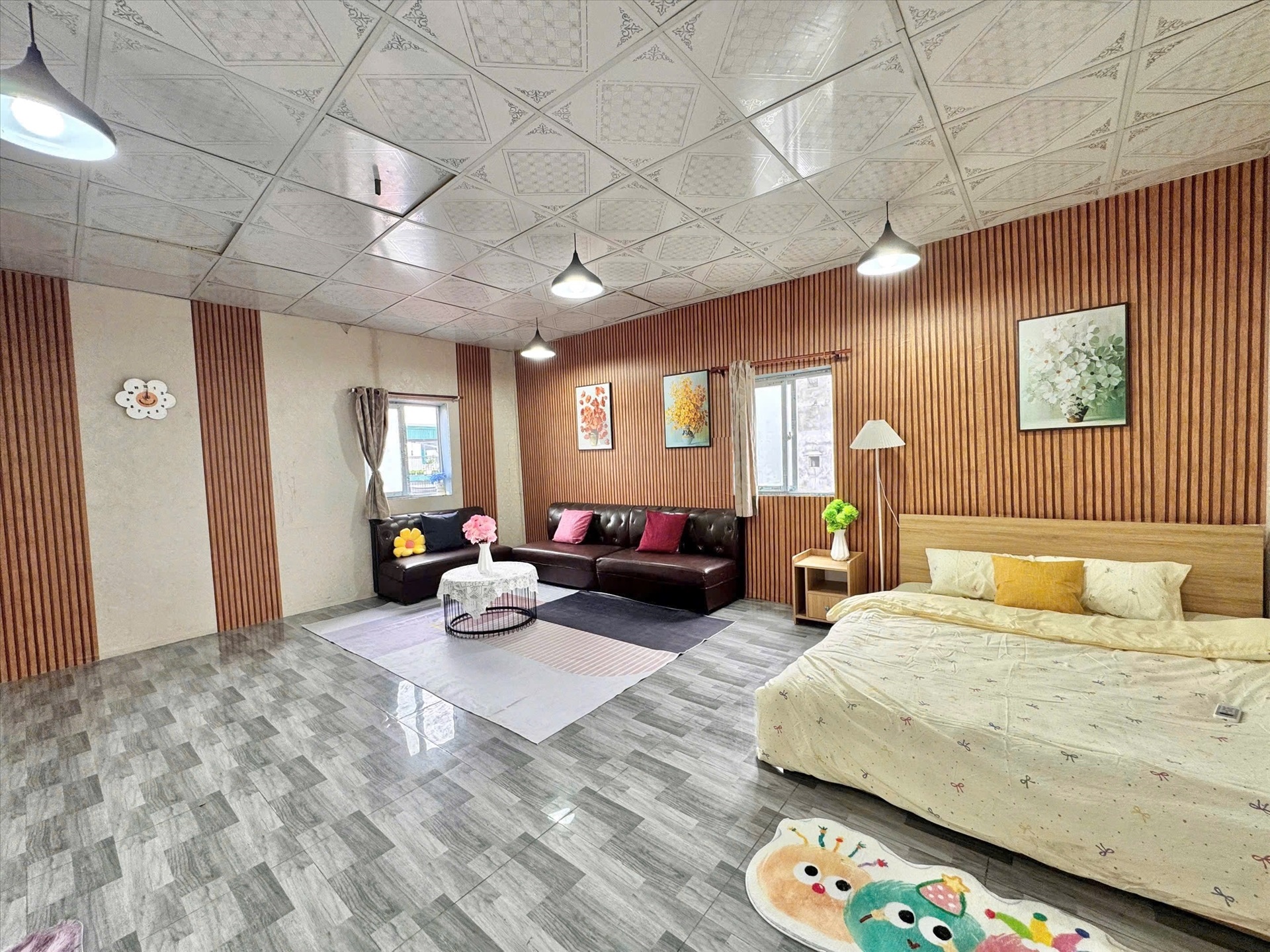 Phòng trọ Studio 50m2 tại Timehouse Lê Đức Thọ - Nam Từ Liêm - Phòng khách