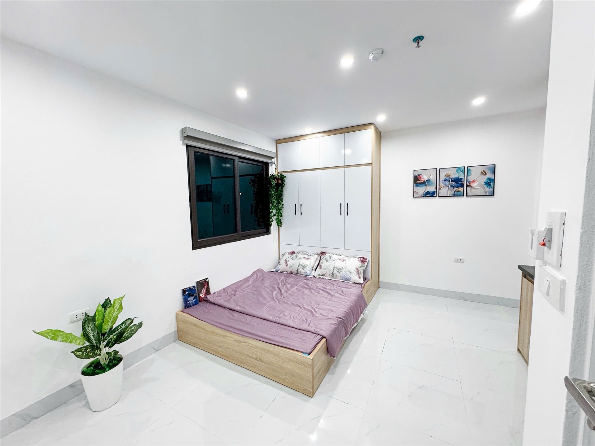 Phòng trọ Studio 25m2 tại Friends Team Chính Kinh - Thanh Xuân - Phòng ngủ