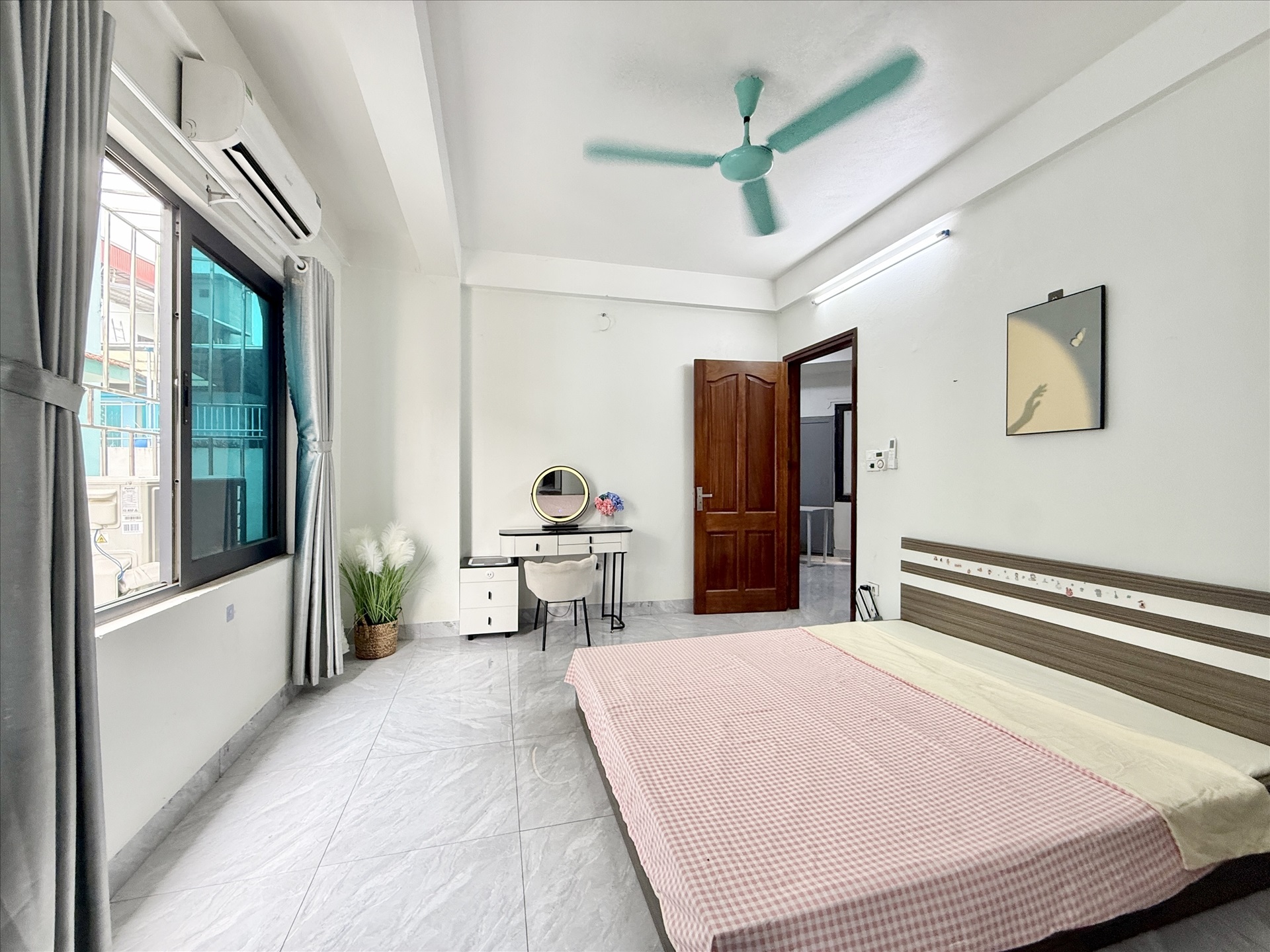 Phòng trọ Studio 25m2 tại Time House 2 Cầu Diễn - Bắc Từ Liêm - Phòng ngủ