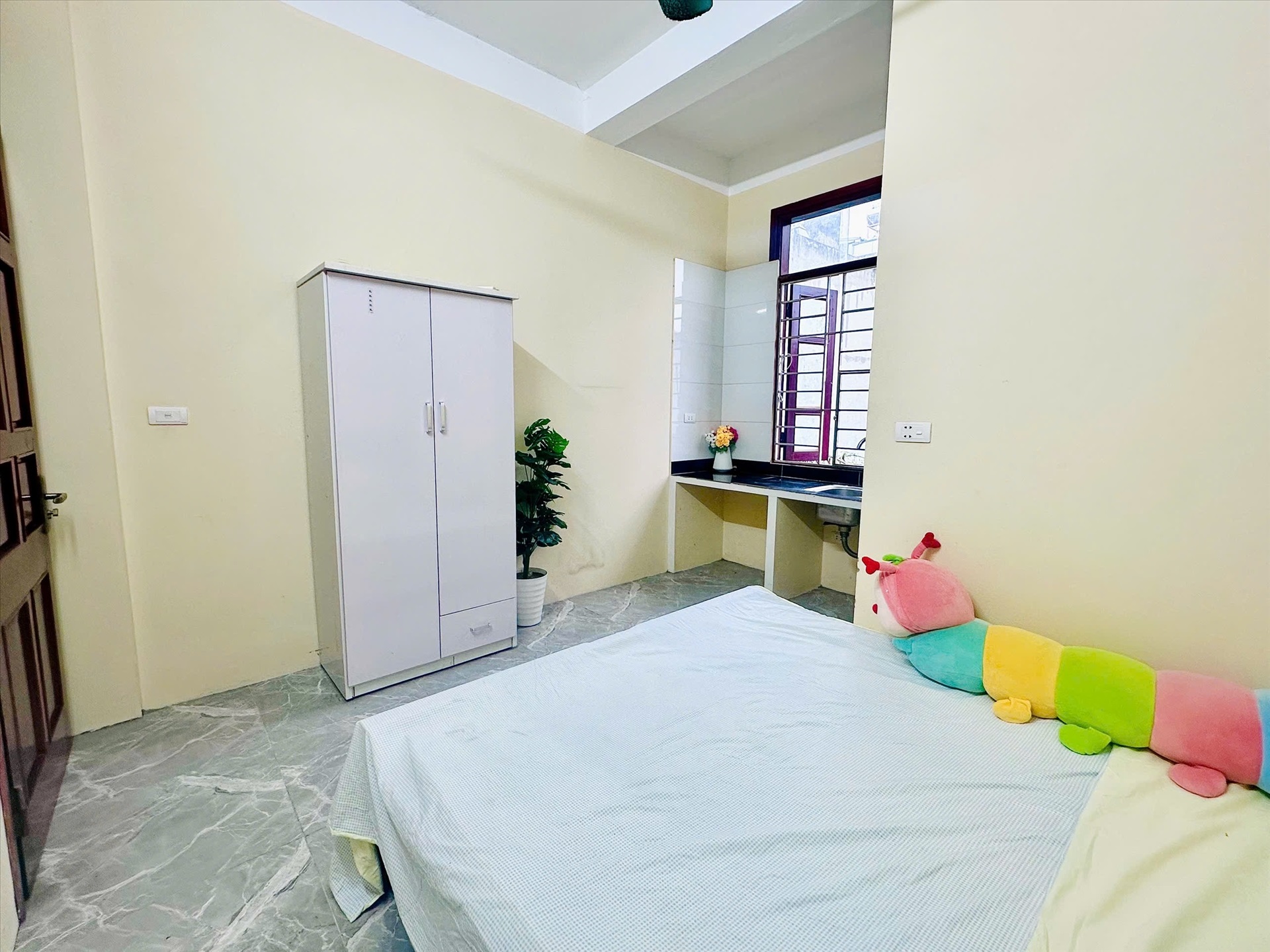 Phòng trọ Studio 25m2 tại Timehouse 3 Phú Diễn - Bắc Từ Liêm - Phòng ngủ