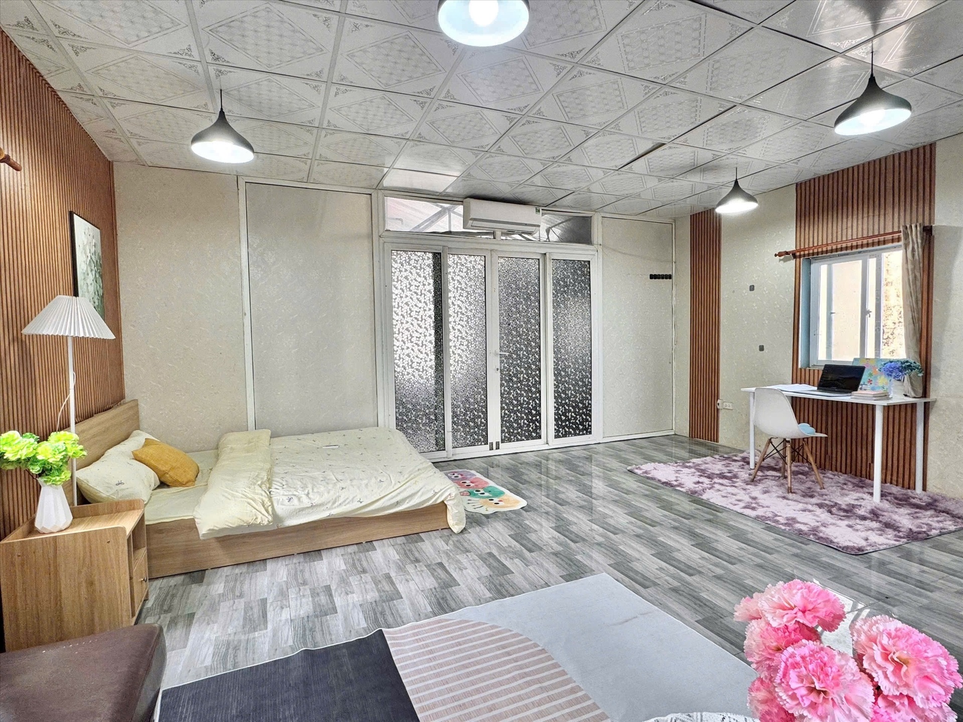 Phòng trọ Studio 50m2 tại Timehouse Lê Đức Thọ - Nam Từ Liêm - Phòng ngủ