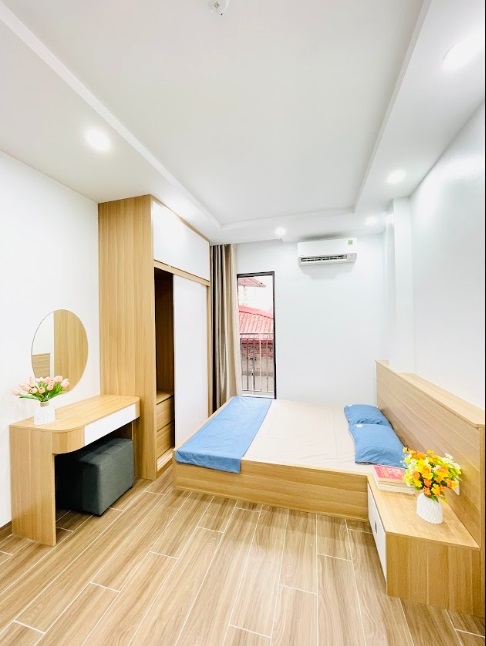 Phòng trọ Studio 25m2 tại Friends Team Tô Vĩnh Diện - Thanh Xuân - Phòng ngủ