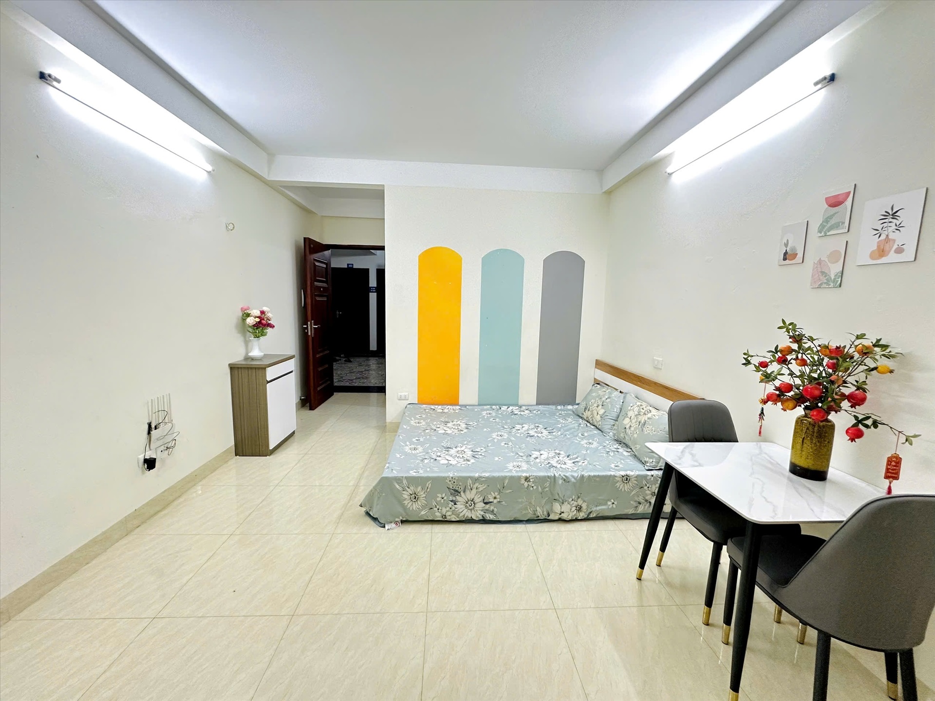 Phòng trọ Studio 28m2 tại TT House 1 Dịch Vọng Hậu - Cầu Giấy - Phòng ngủ