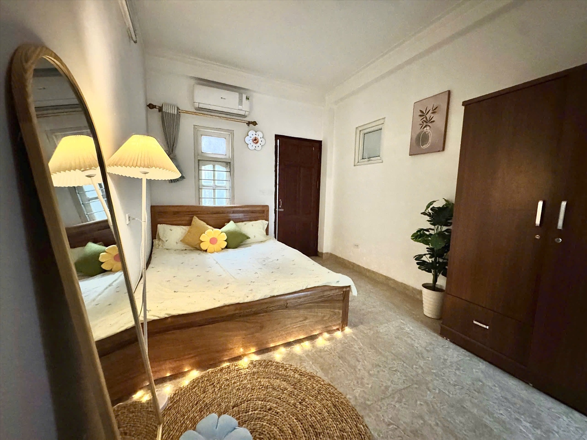 Phòng trọ Studio 25m2 tại Timehouse Lê Đức Thọ - Nam Từ Liêm - Phòng ngủ