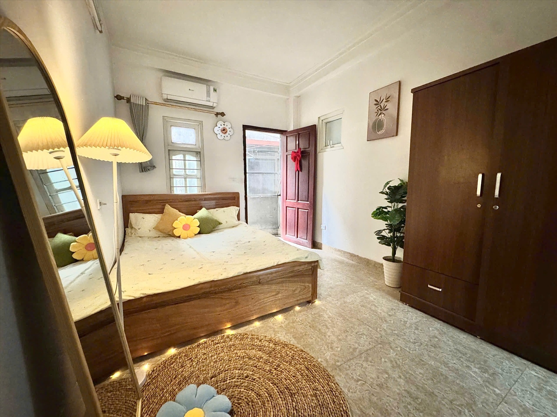 Phòng trọ Studio 25m2 tại Timehouse Lê Đức Thọ - Nam Từ Liêm - Phòng ngủ