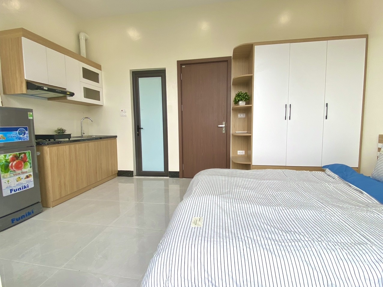 Phòng trọ Studio 30m2 tại 4PS Housing Bạch Đằng - Hai Bà Trưng - Phòng ngủ