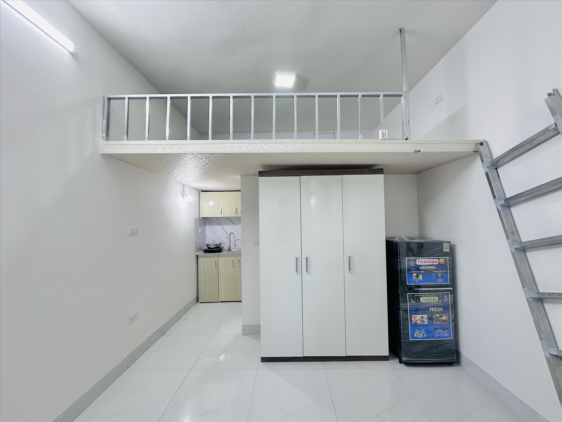 Phòng trọ Duplex 25m2 tại CT House Trần Quốc Vượng - Cầu Giấy - Phòng ngủ