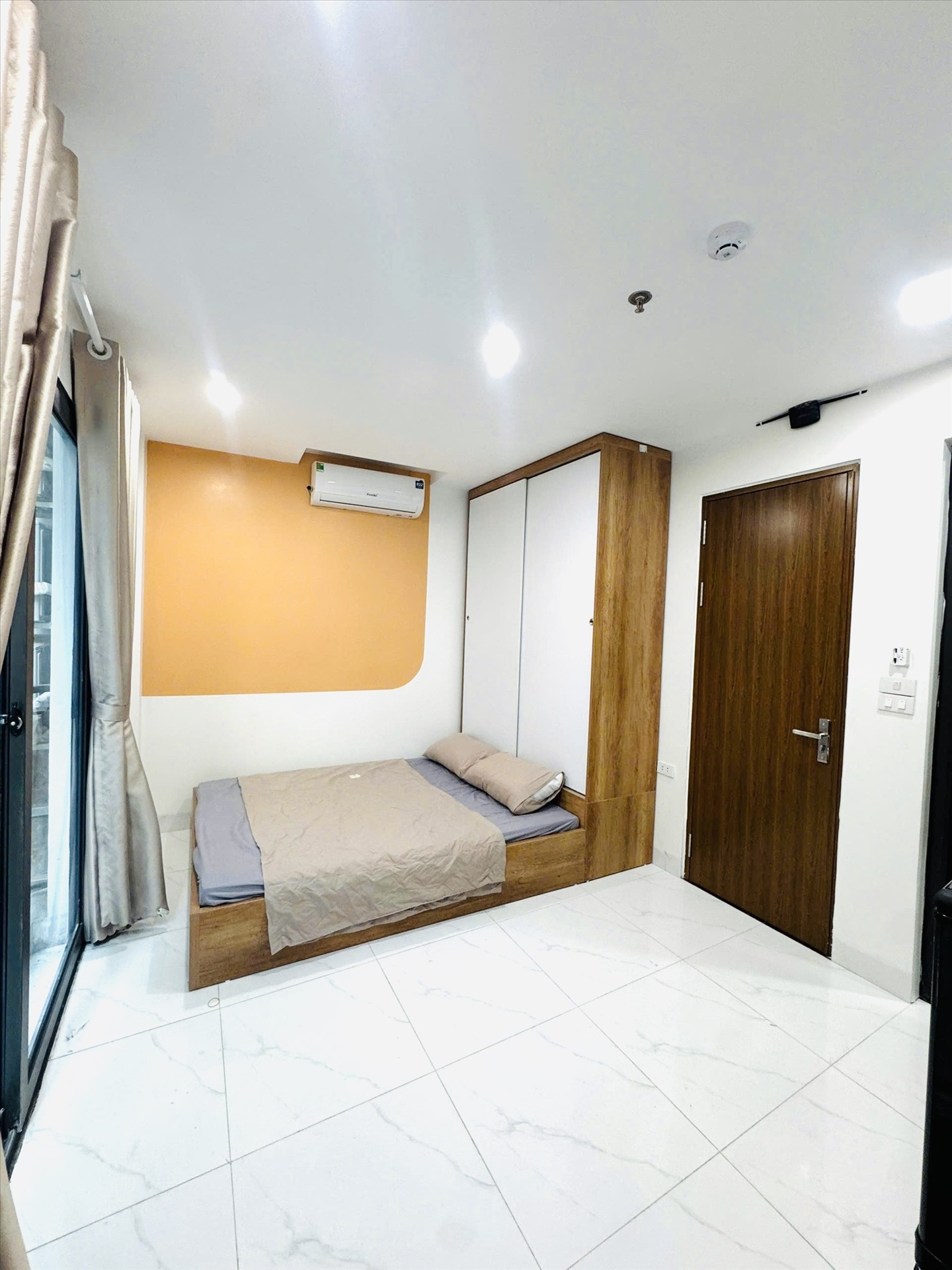 Phòng trọ Studio 25m2 tại Friends Team 1 Hoa Bằng - Cầu Giấy - Phòng ngủ