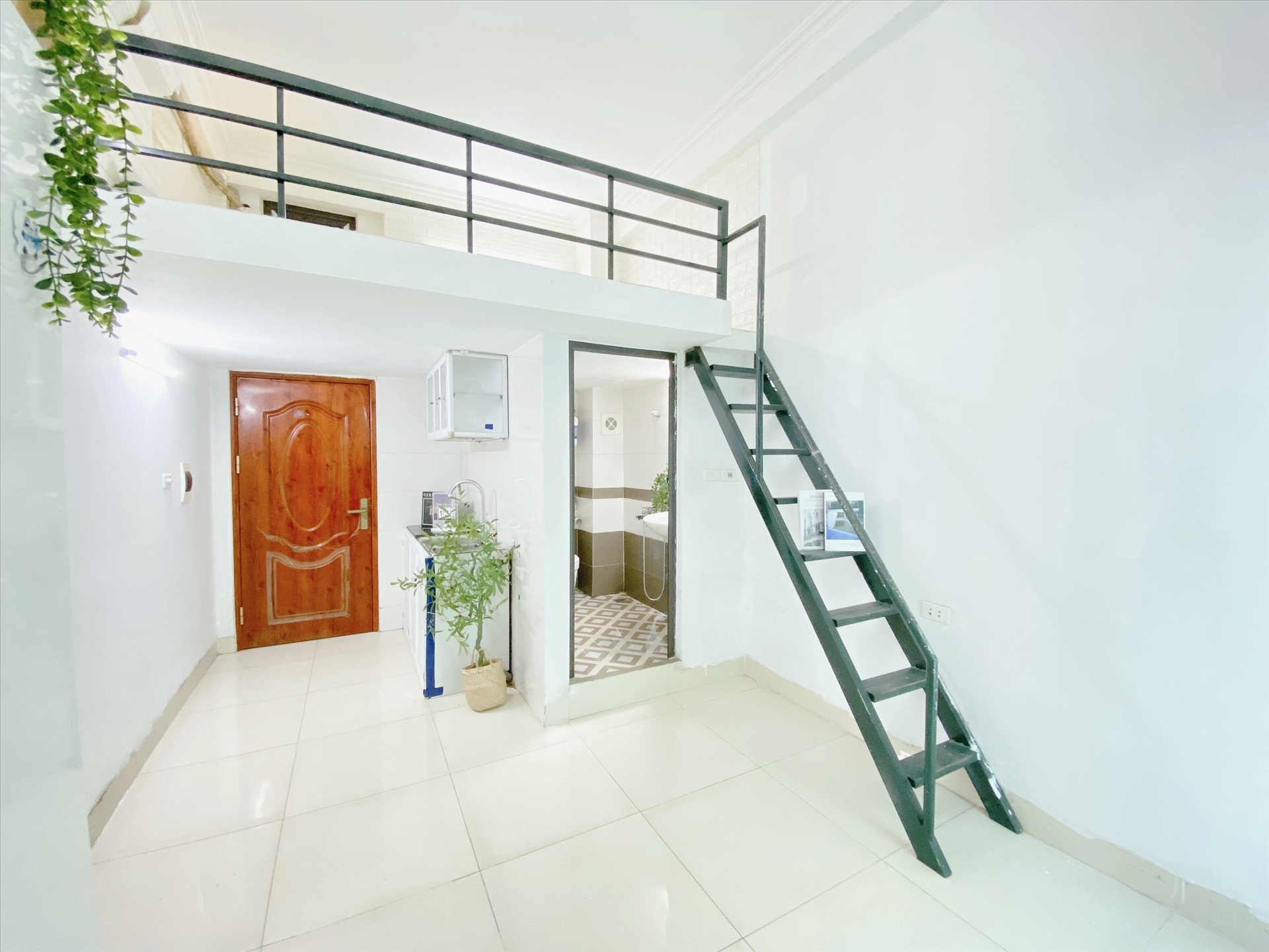 Phòng trọ Duplex 20m2 tại Suha Home Trần Thái Tông - Cầu Giấy - Phòng khách