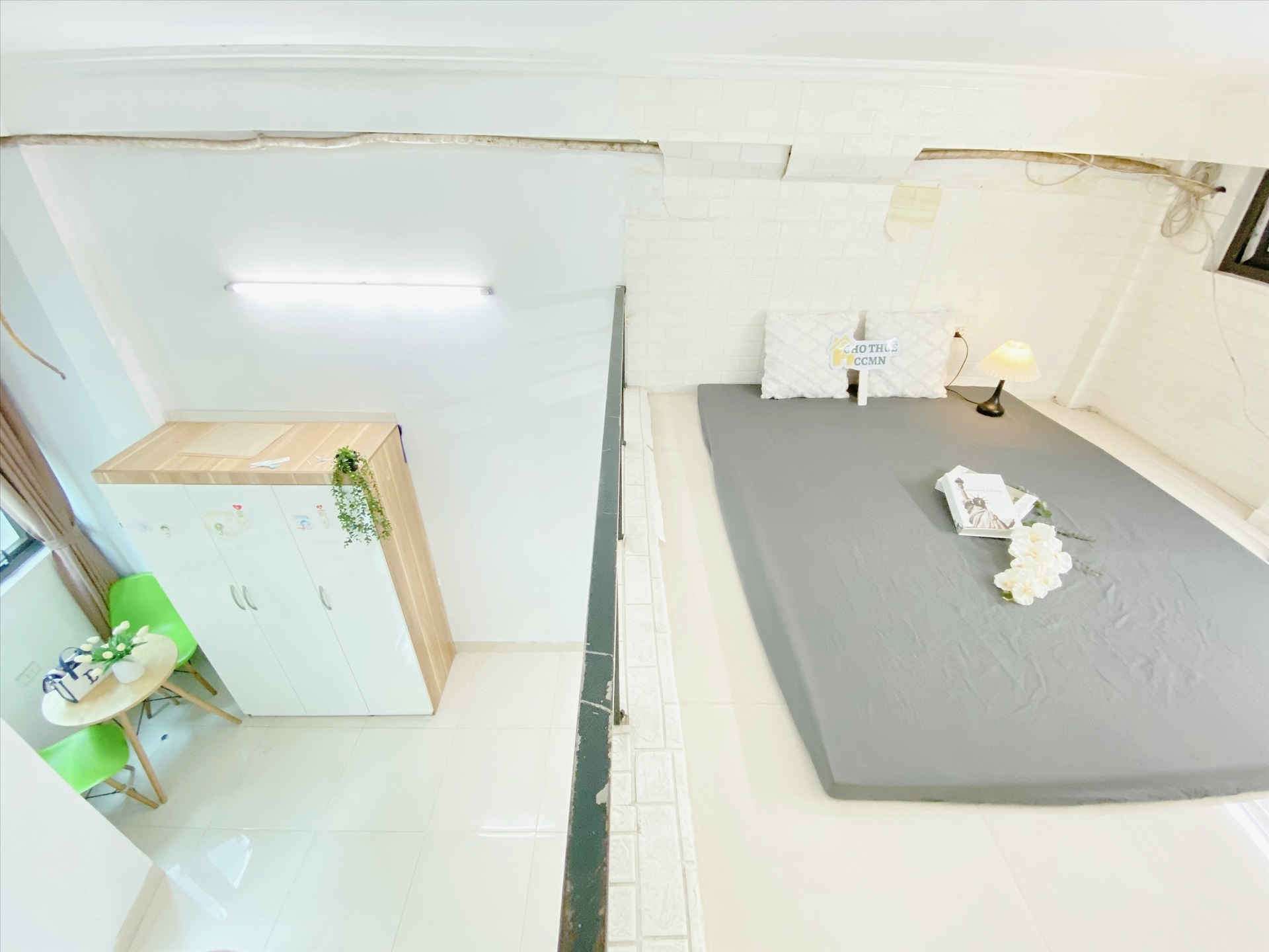 Phòng trọ Duplex 20m2 tại Suha Home Trần Thái Tông - Cầu Giấy - Phòng ngủ