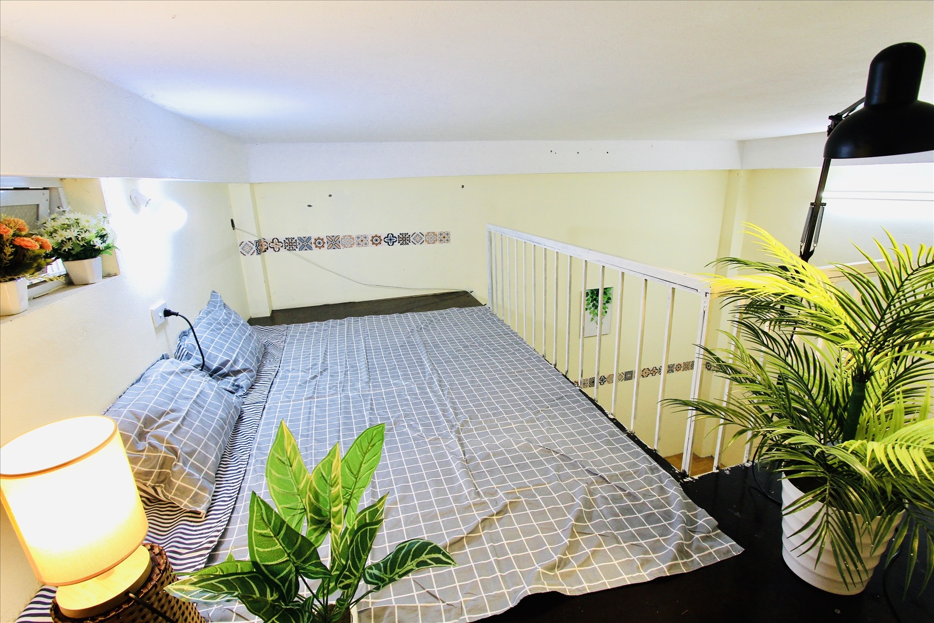 Phòng trọ Studio 20m2 tại Trường Trịnh Home Kim Giang - Hoàng Mai - Phòng ngủ