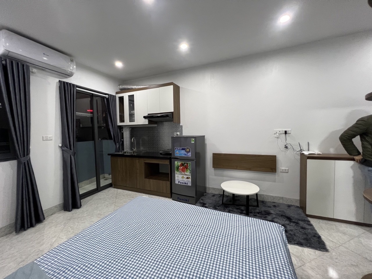 Phòng trọ Studio 30m2 tại Sunny Apartment Quan Nhân - Thanh Xuân - Phòng bếp