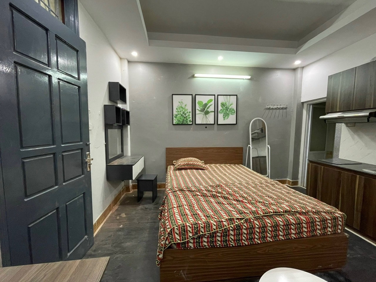 Phòng trọ Studio 30m2 tại Sunny Apartment Quan Nhân - Thanh Xuân - Phòng ngủ
