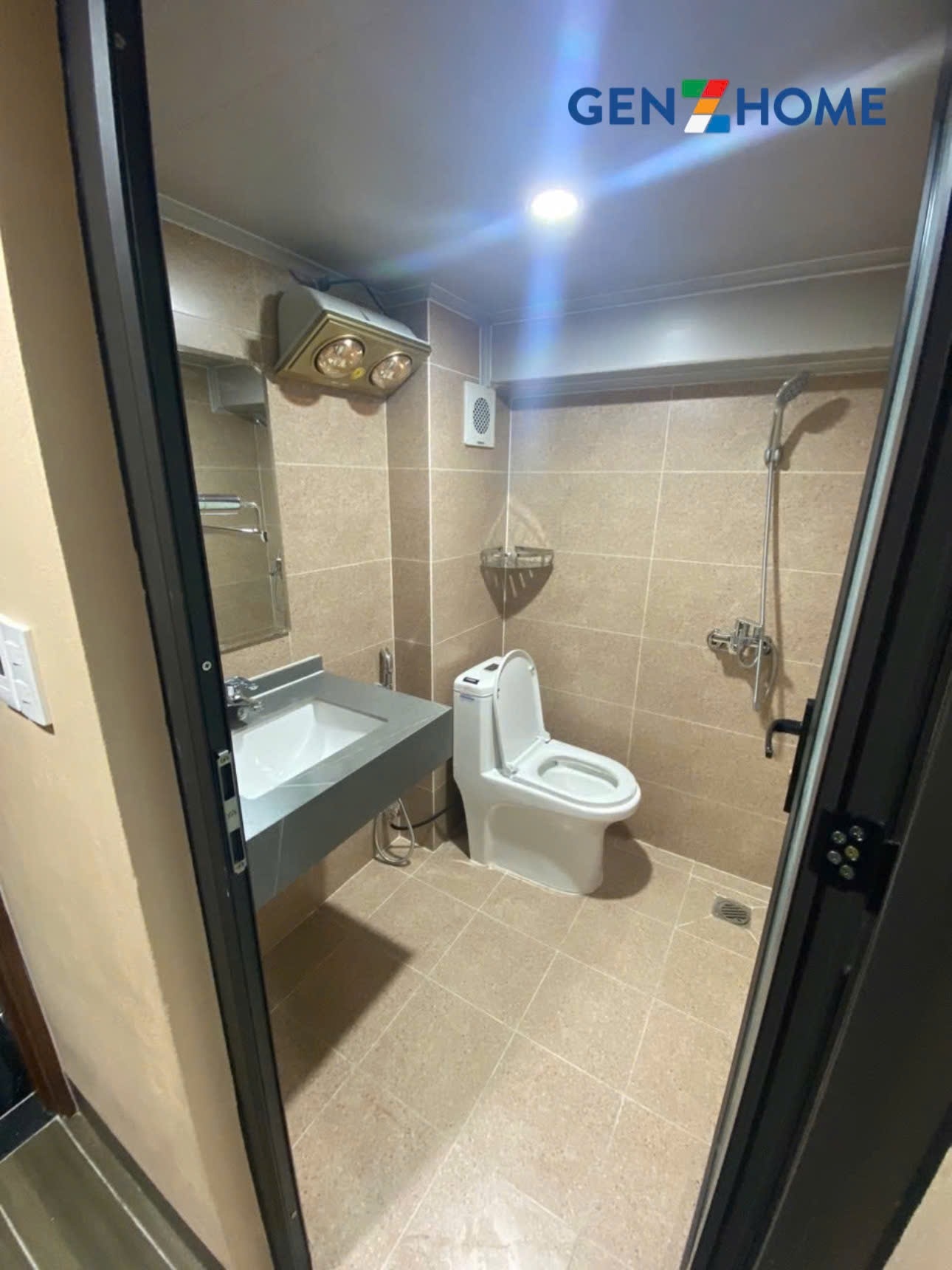 Phòng trọ Duplex 25m2 tại GENZ Home Kiều Mai - Bắc Từ Liêm - Phòng tắm