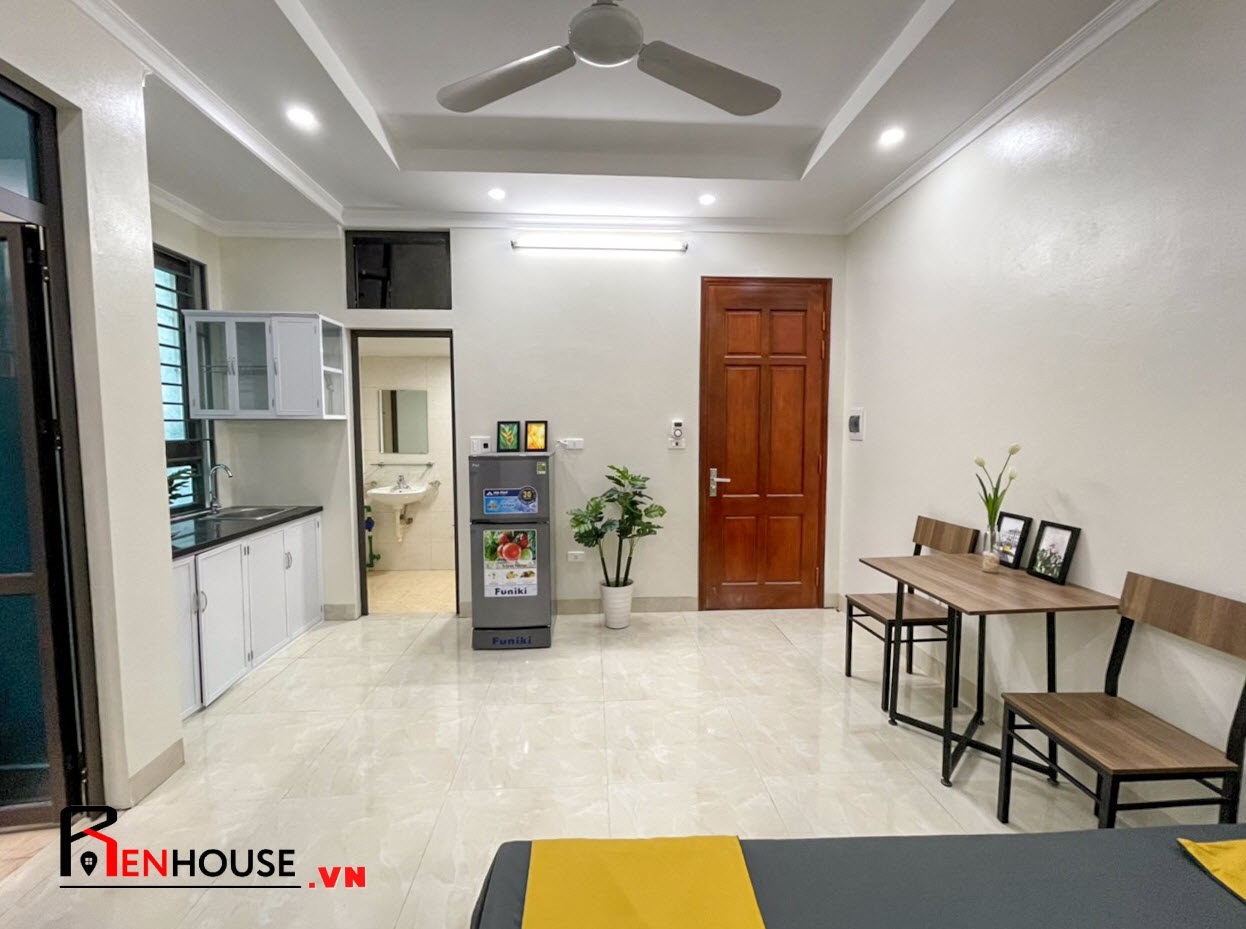 Phòng trọ Studio 30m2 tại RenHouse 1 Cầu Giấy - Cầu Giấy - Phòng bếp