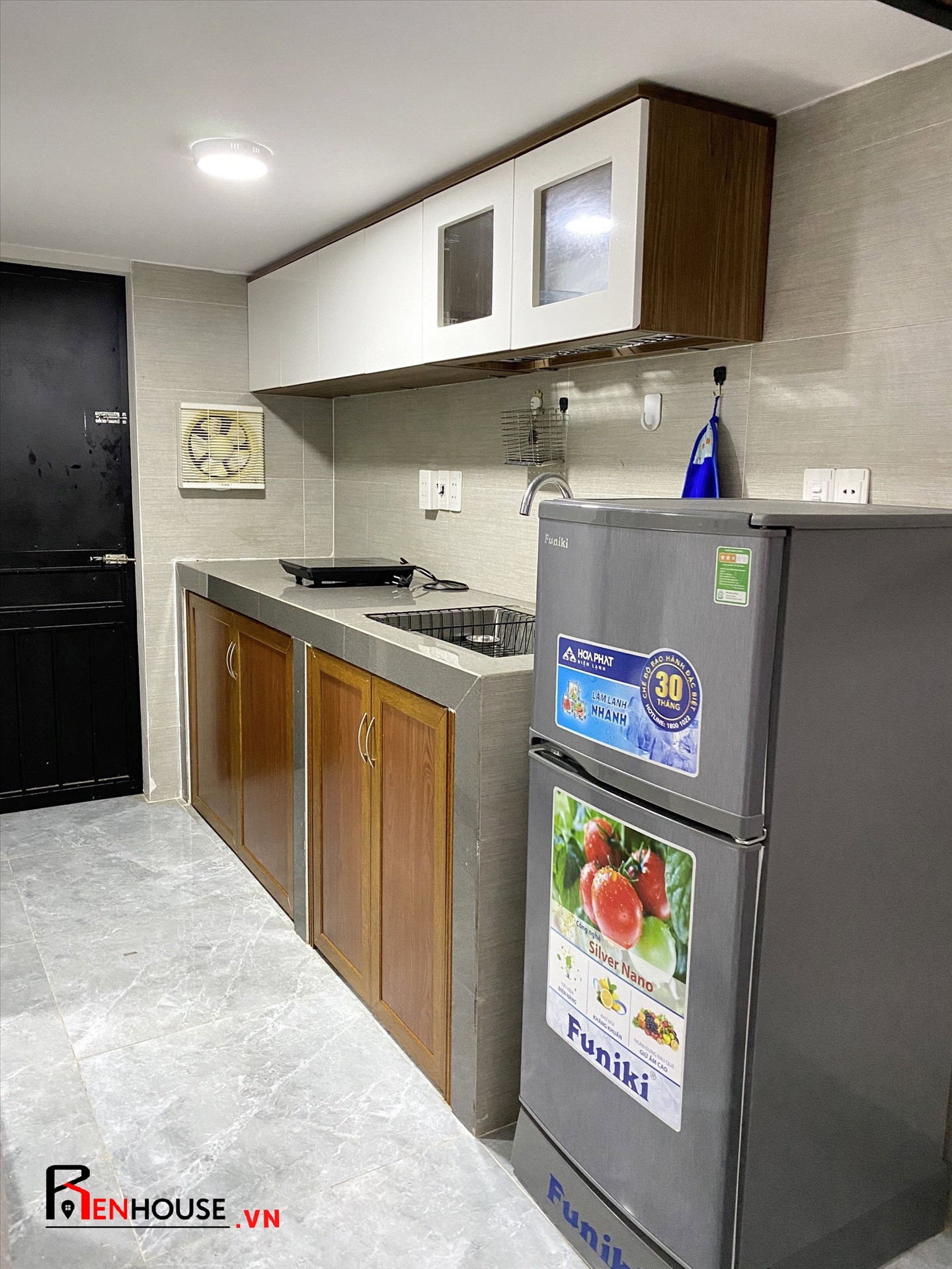 Phòng trọ Duplex 30m2 tại RenHouse 3 Trần Thái Tông - Cầu Giấy - Phòng bếp