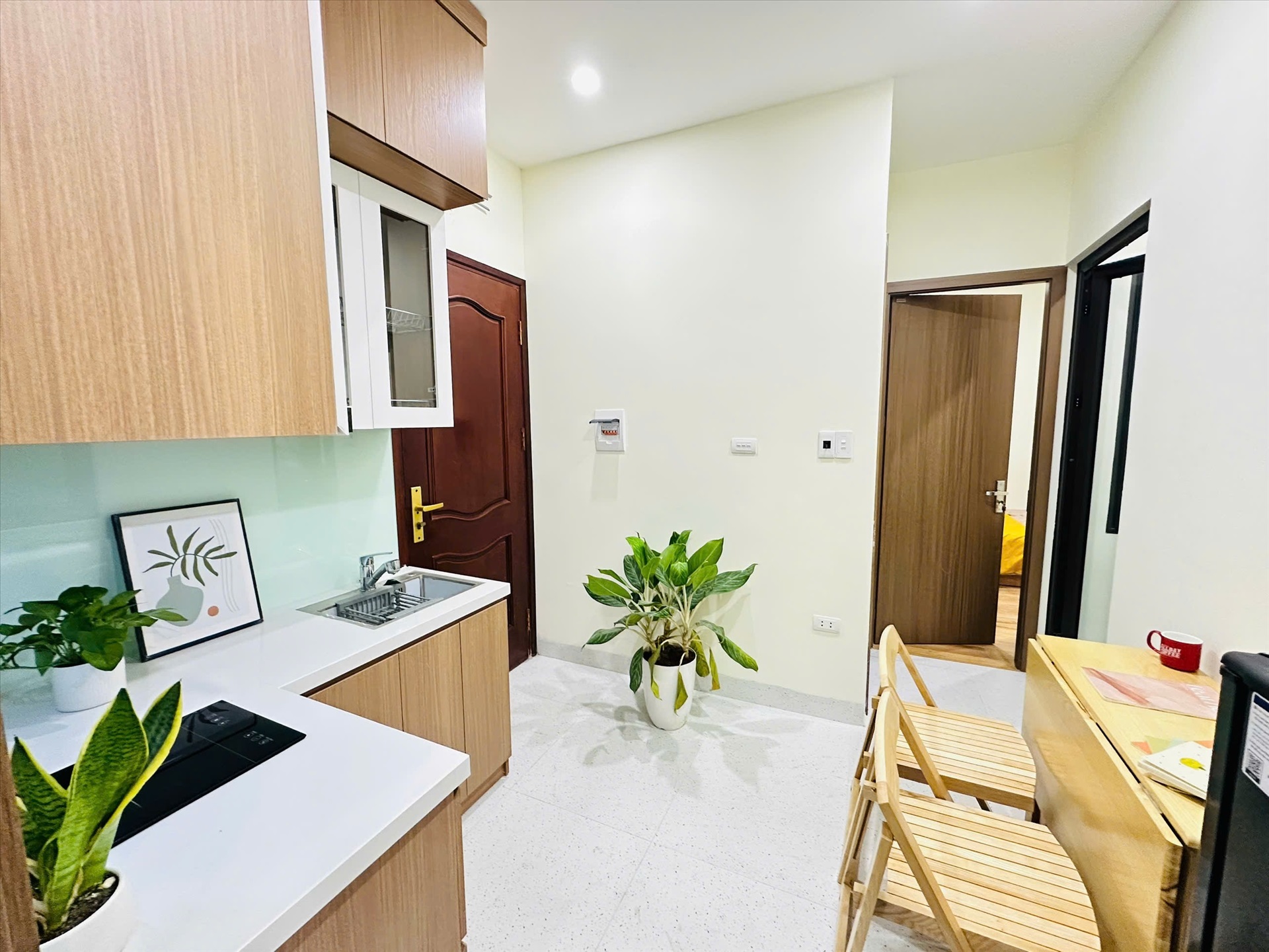 Phòng trọ 2 Phòng ngủ 40m2 tại NV Home 1 Hoàng Quốc Việt - Cầu Giấy - Phòng khách