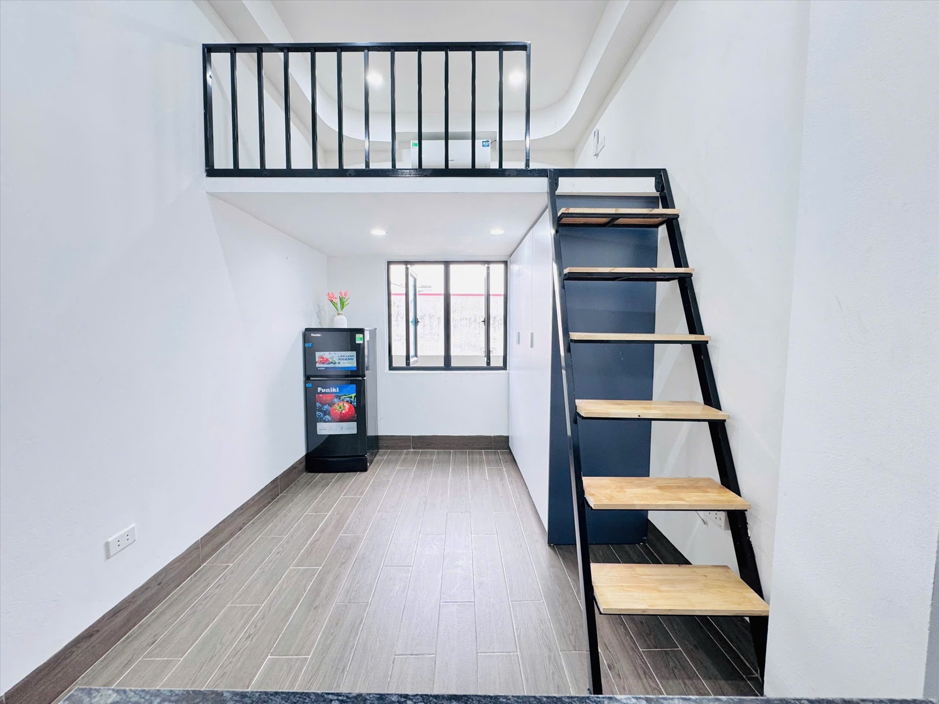 Phòng trọ Duplex 20m2 tại Johome Tu Hoàng - Nam Từ Liêm - Phòng ngủ