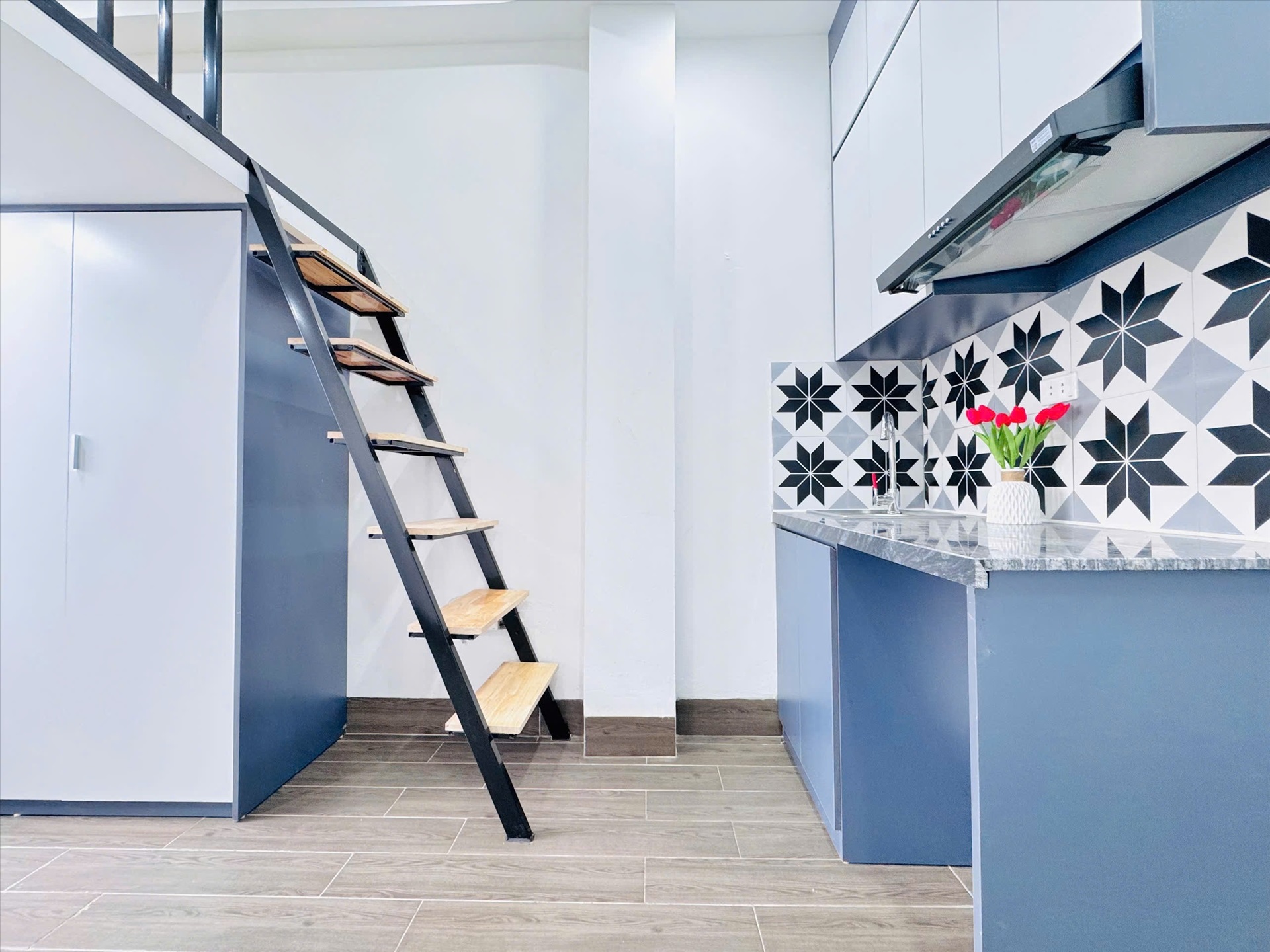Phòng trọ Duplex 20m2 tại Johome Tu Hoàng - Nam Từ Liêm - Phòng bếp
