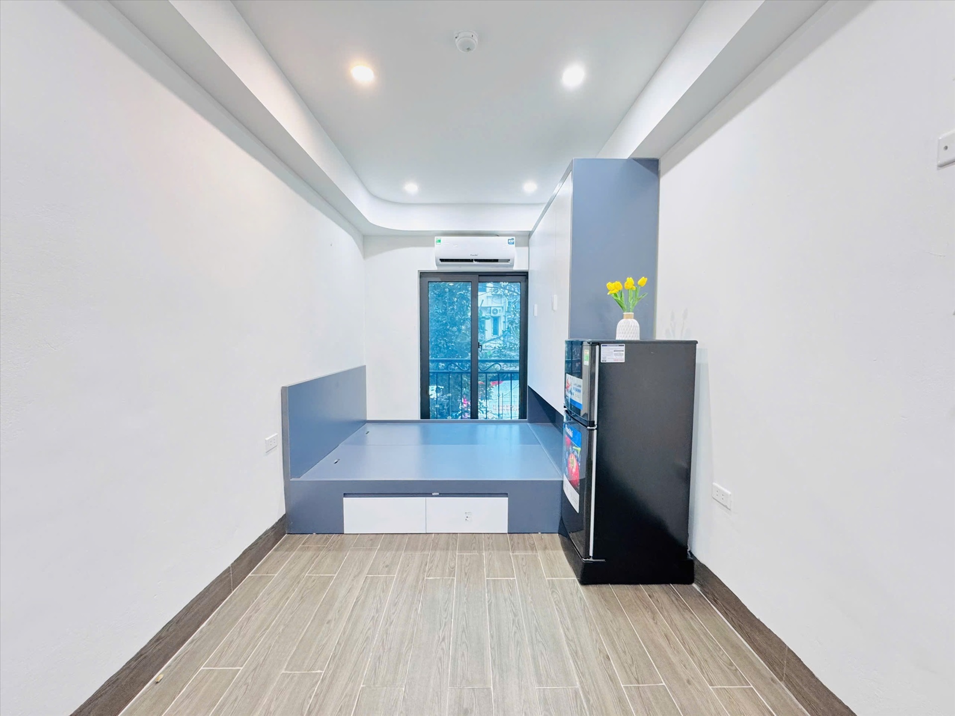 Phòng trọ Studio 20m2 tại Johome Tu Hoàng - Nam Từ Liêm - Phòng ngủ