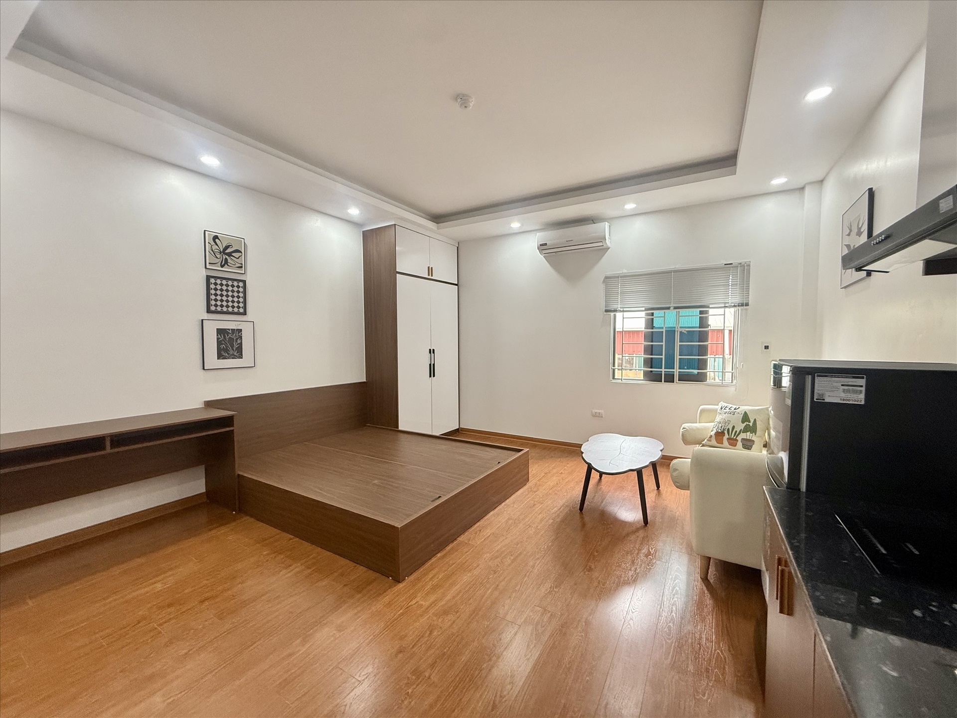 Phòng trọ Studio 25m2 tại TH Apartment Xuân Đỉnh - Bắc Từ Liêm - Phòng ngủ