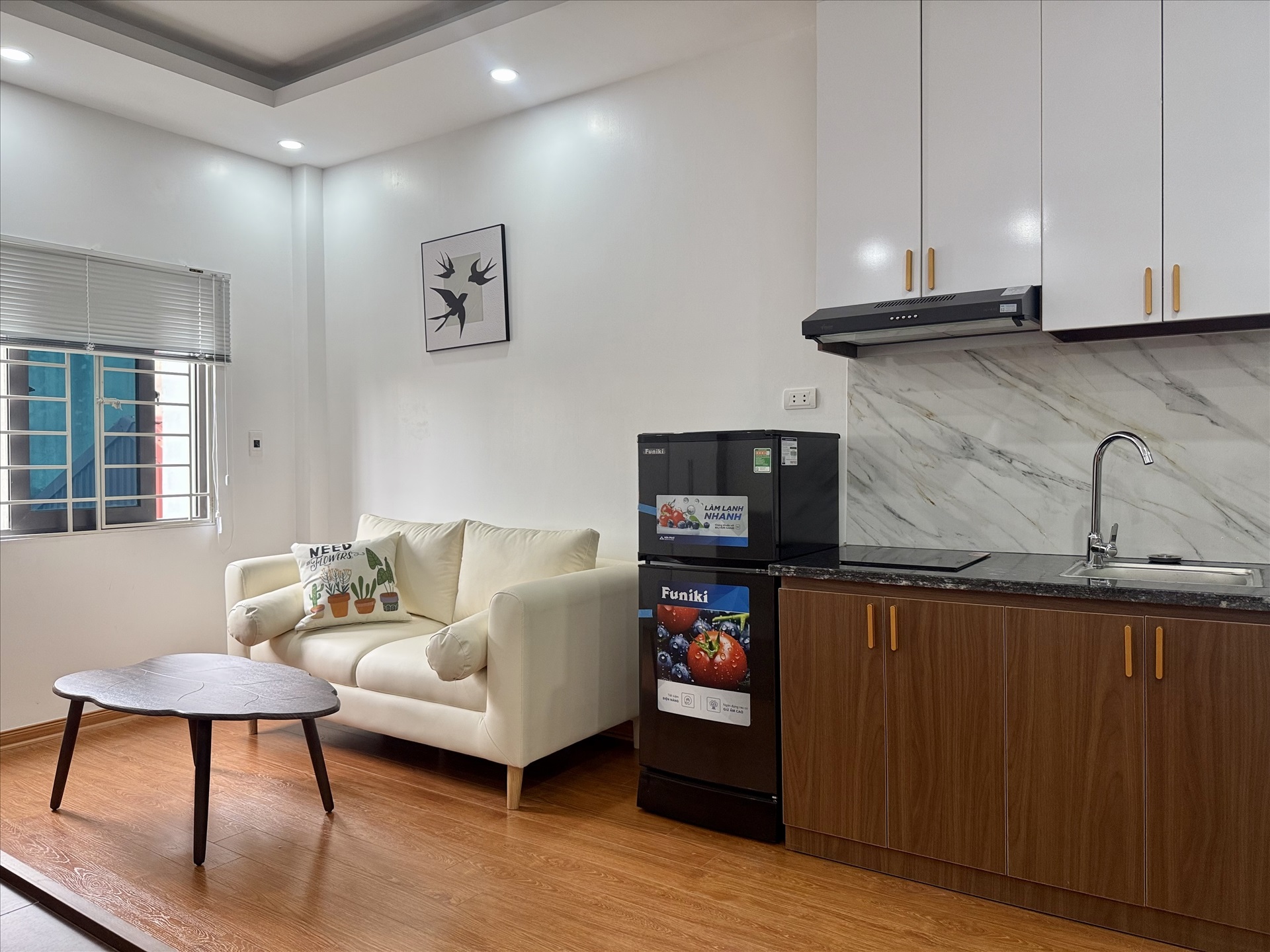 Phòng trọ Studio 25m2 tại TH Apartment Xuân Đỉnh - Bắc Từ Liêm - Phòng bếp