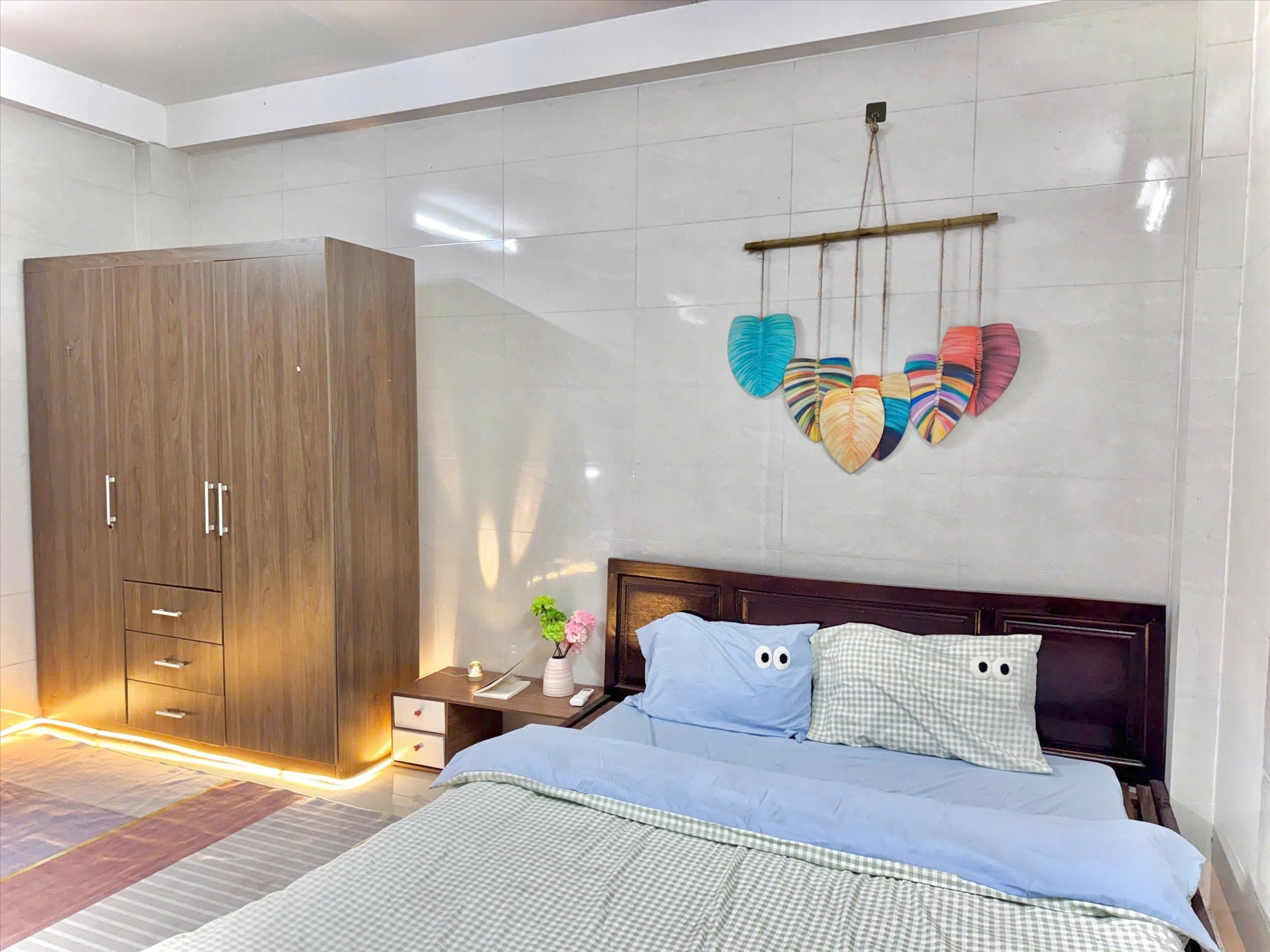 Phòng trọ Studio 25m2 tại Time House 4 Cầu Diễn - Bắc Từ Liêm - Phòng ngủ