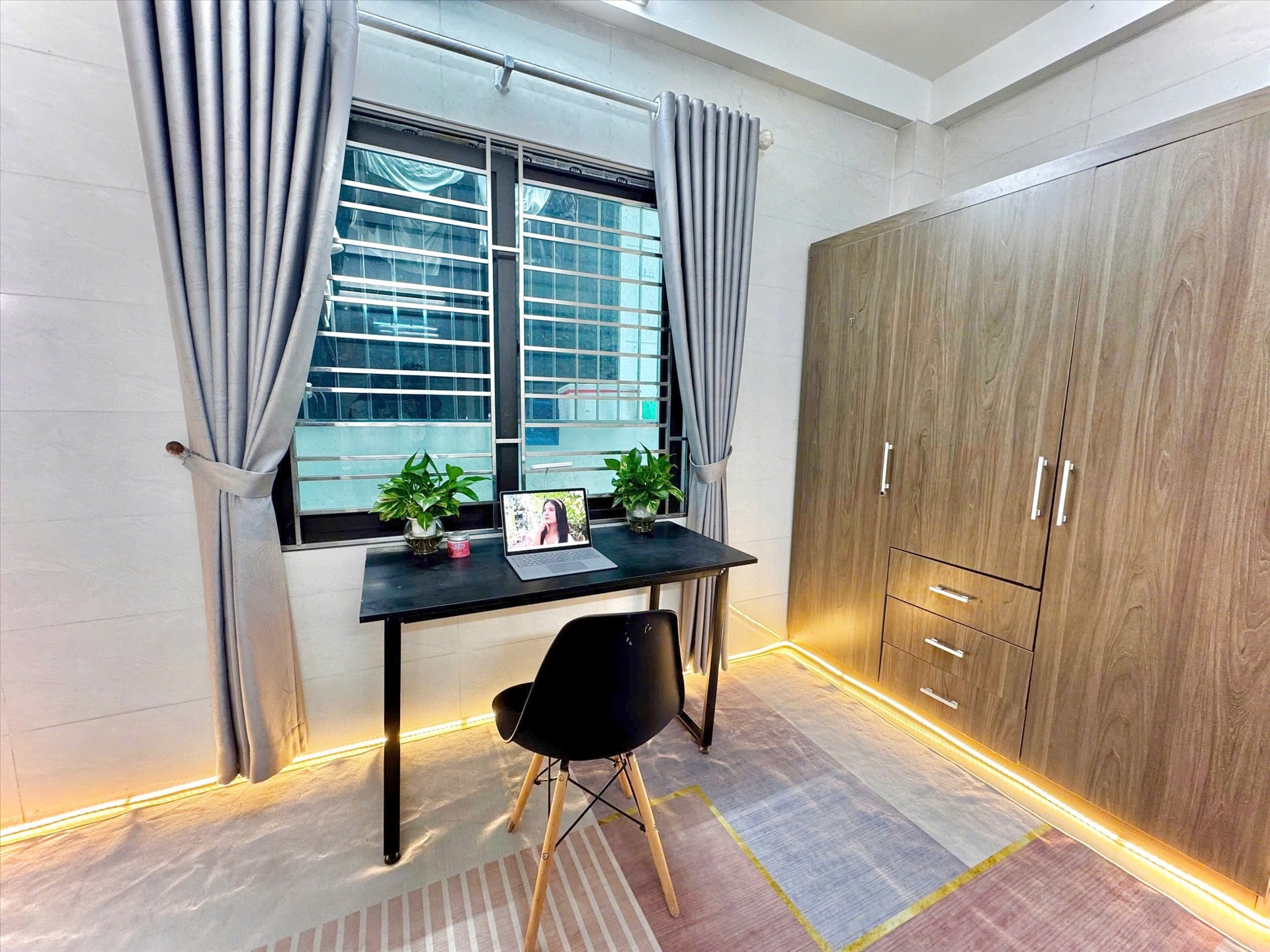 Phòng trọ Studio 25m2 tại Time House 4 Cầu Diễn - Bắc Từ Liêm - Phòng ngủ
