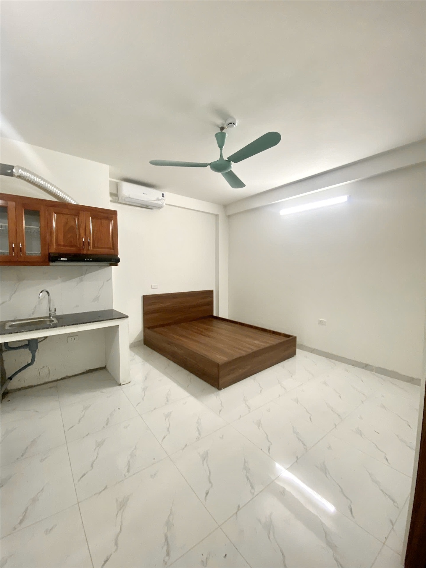Phòng trọ Studio 22m2 tại CT House Đại Linh - Nam Từ Liêm - Phòng ngủ
