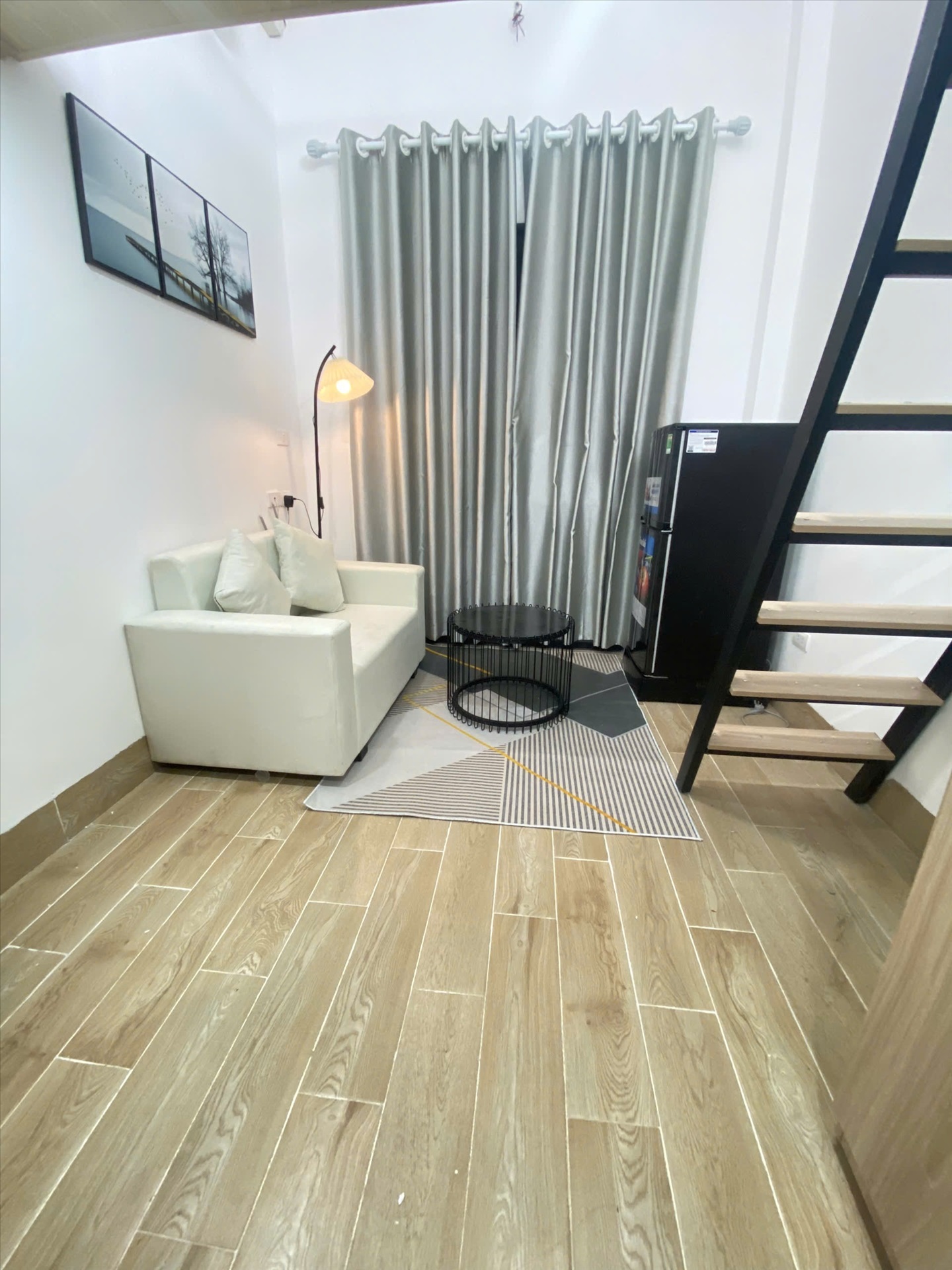 Phòng trọ Duplex 25m2 tại CTC Home Khương Đình - Thanh Xuân - Phòng khách