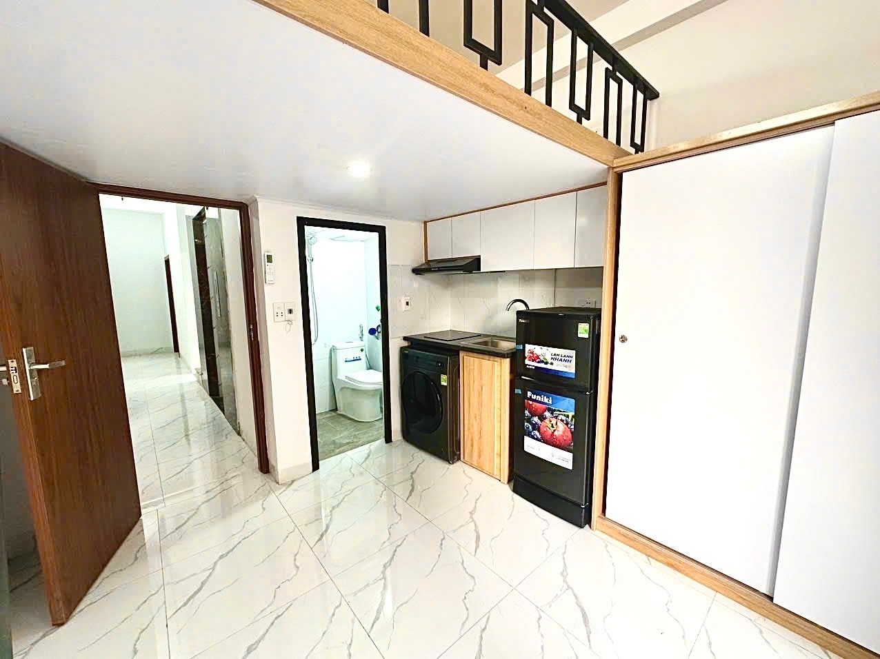 Phòng trọ Studio 20m2 tại CT Housing Phú Mỹ - Nam Từ Liêm - Phòng ngủ