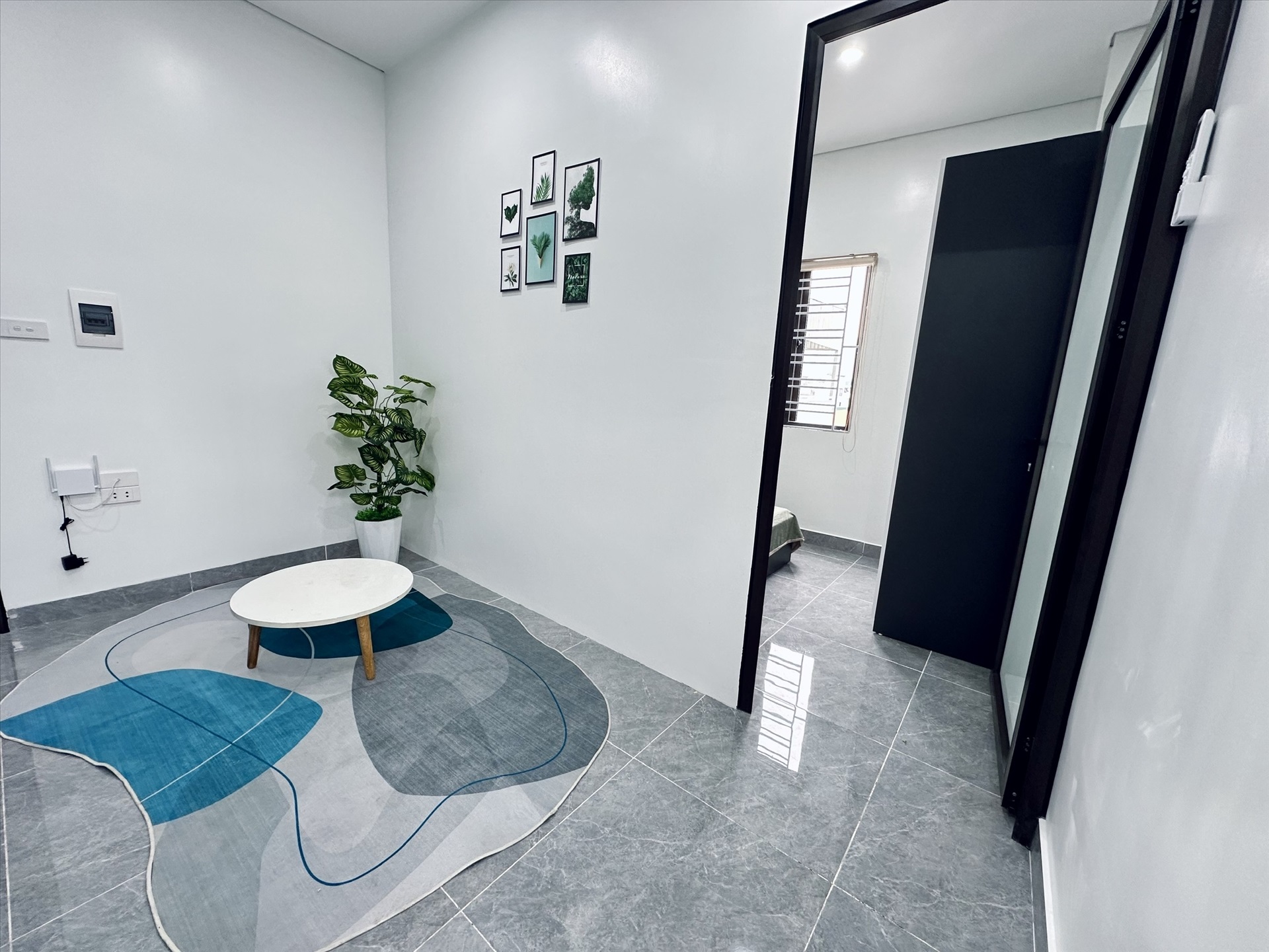 Phòng trọ 1 Phòng ngủ 25m2 tại CTC Home Phú Mỹ - Nam Từ Liêm - Phòng khách