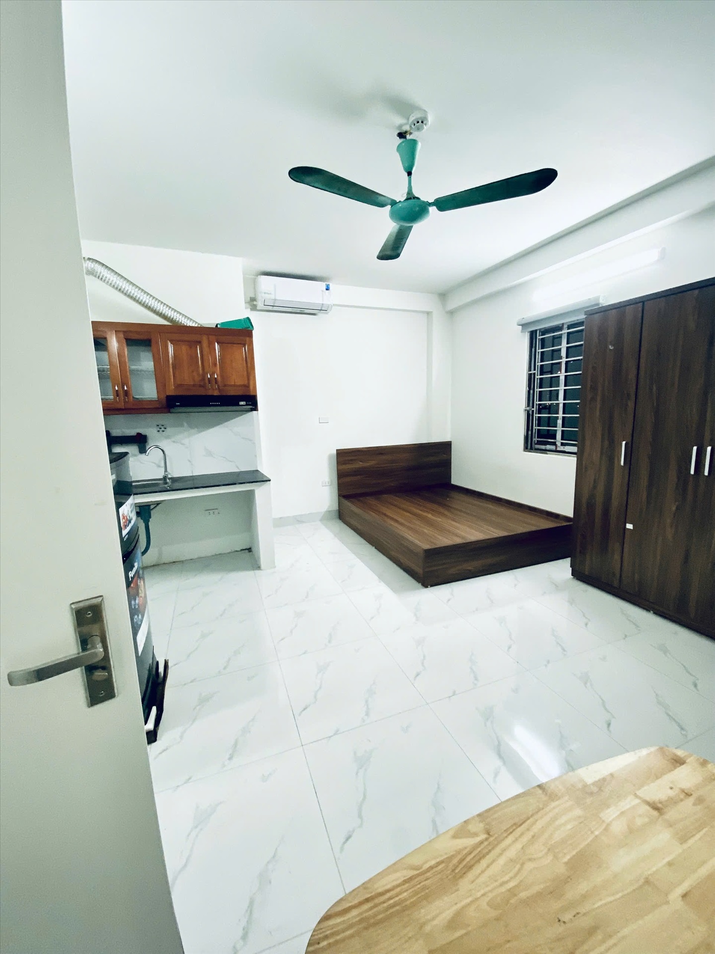 Phòng trọ Studio 35m2 tại CT House Đại Linh - Nam Từ Liêm - Phòng ngủ