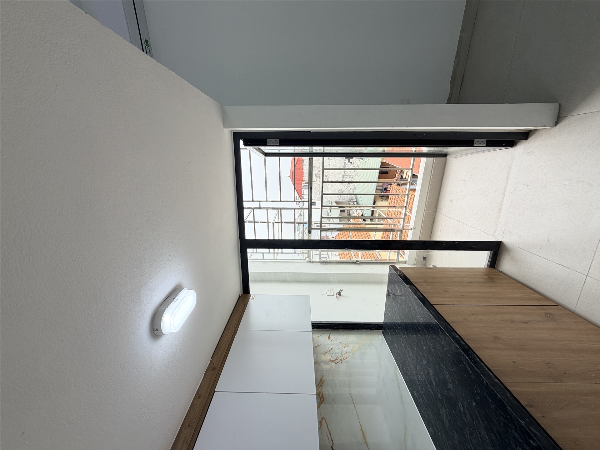 Phòng trọ Duplex 30m2 tại VNFI House Tây Mỗ - Nam Từ Liêm - Phòng bếp