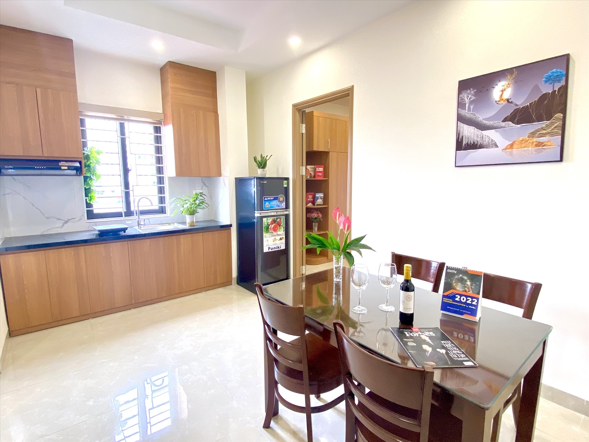 Phòng trọ 1 Phòng ngủ 40m2 tại Suha Home Quan Nhân - Thanh Xuân - Phòng bếp