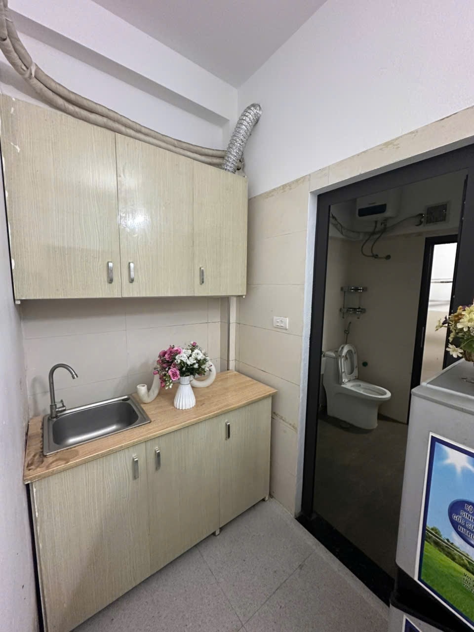 Phòng trọ 2 Phòng ngủ 40m2 tại DH House Mễ Trì Hạ - Nam Từ Liêm - Phòng bếp
