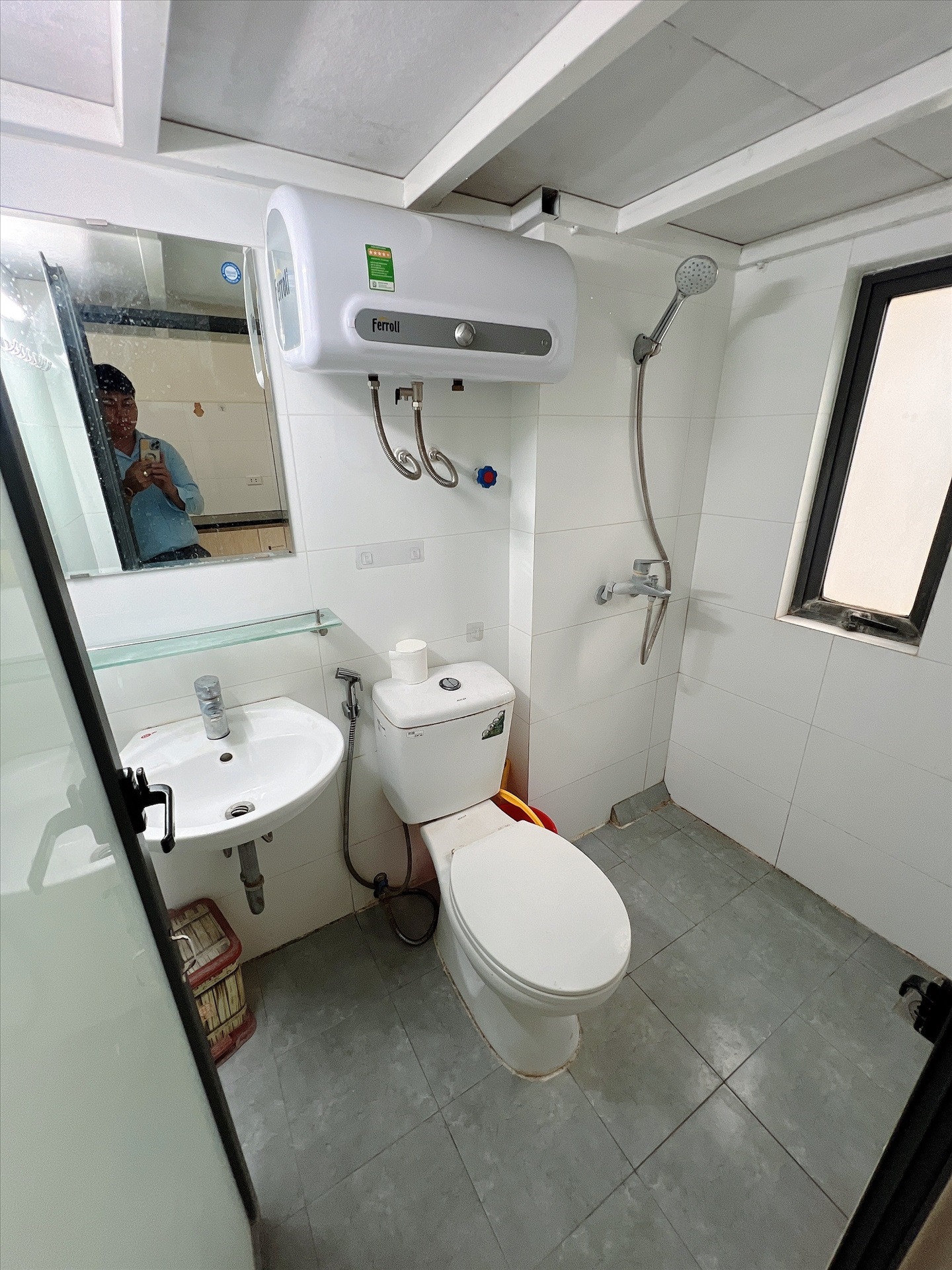 Phòng trọ Duplex 30m2 tại AT Home Ngọc Khánh - Ba Đình - Phòng tắm
