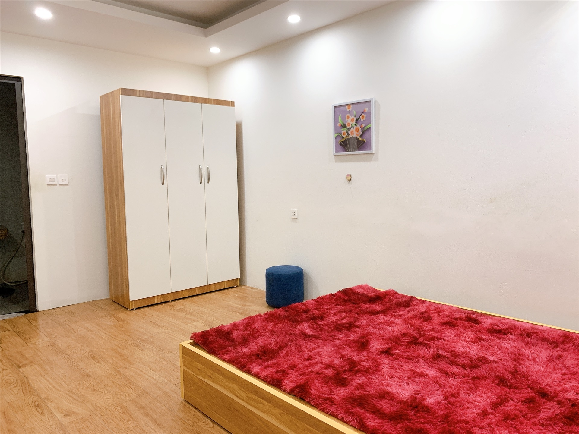 Phòng trọ Studio 25m2 tại AT Home Giang Văn Minh - Ba Đình - Phòng ngủ