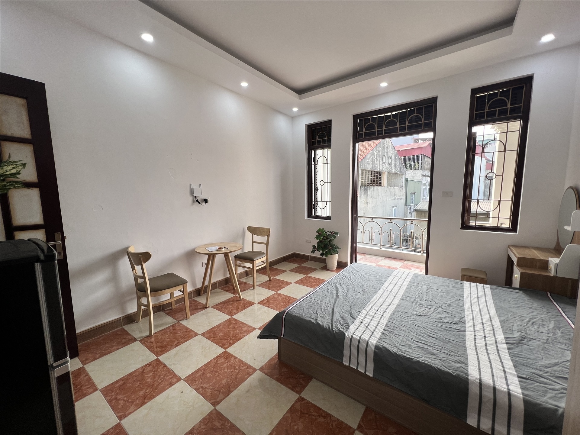 Phòng trọ Studio 30m2 tại AT Home Nguyễn Ngọc Vũ - Cầu Giấy - Phòng ngủ