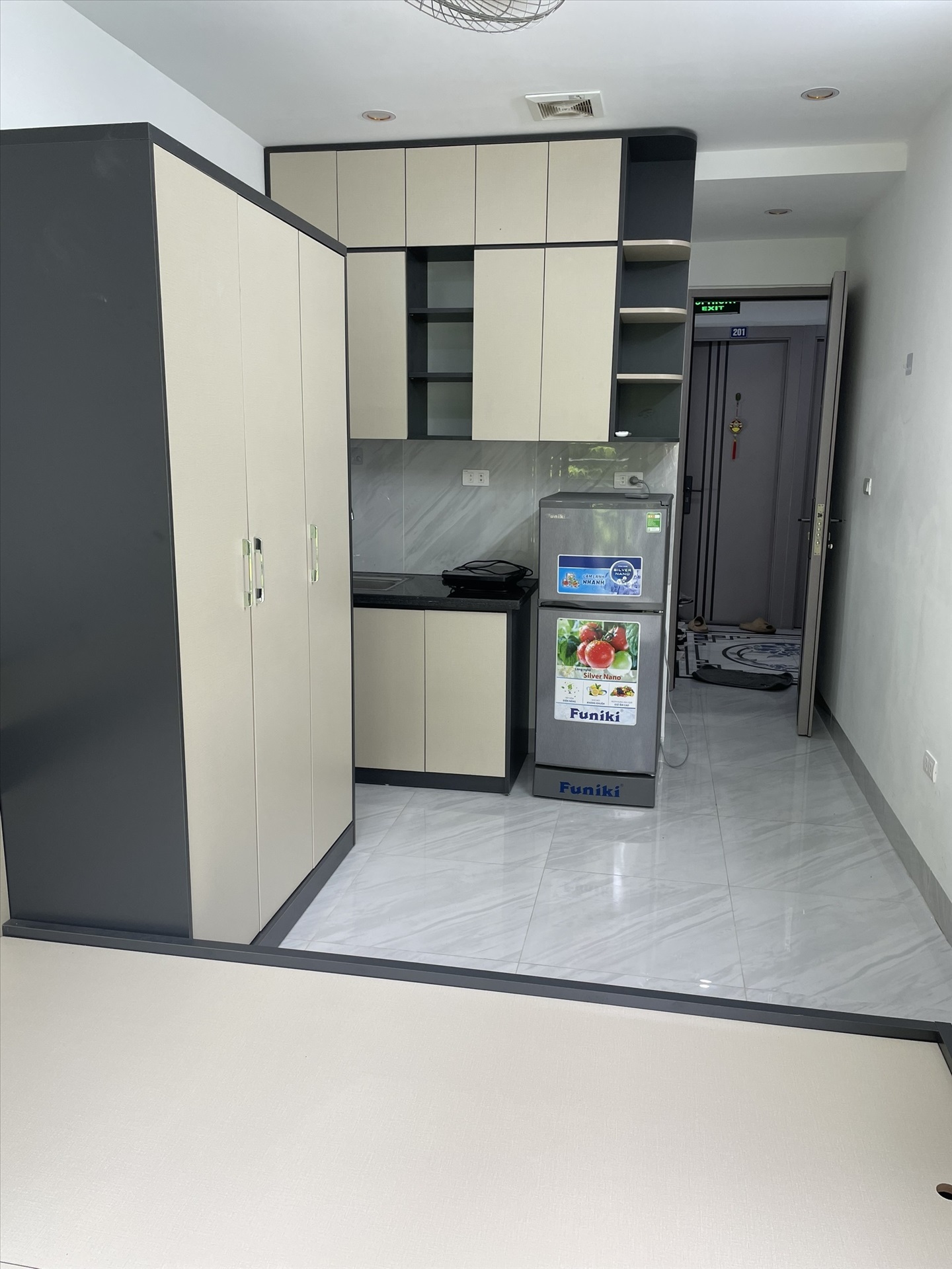 Phòng trọ Studio 23m2 tại TA Home Kim Ngưu - Hai Bà Trưng - Phòng bếp