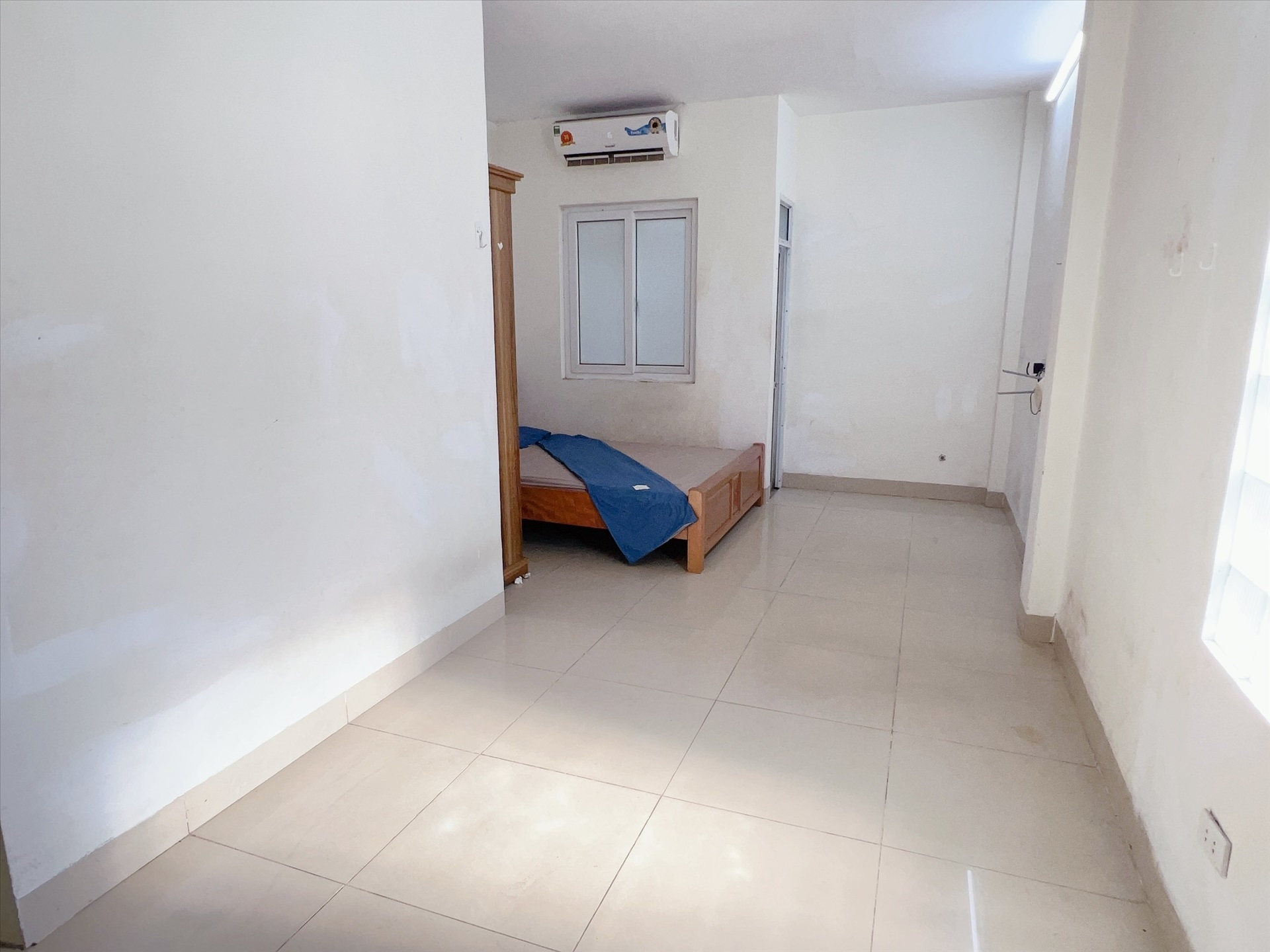 Phòng trọ Studio 20m2 tại HappyHomes 2 Doãn Kế Thiện - Cầu Giấy - Phòng ngủ