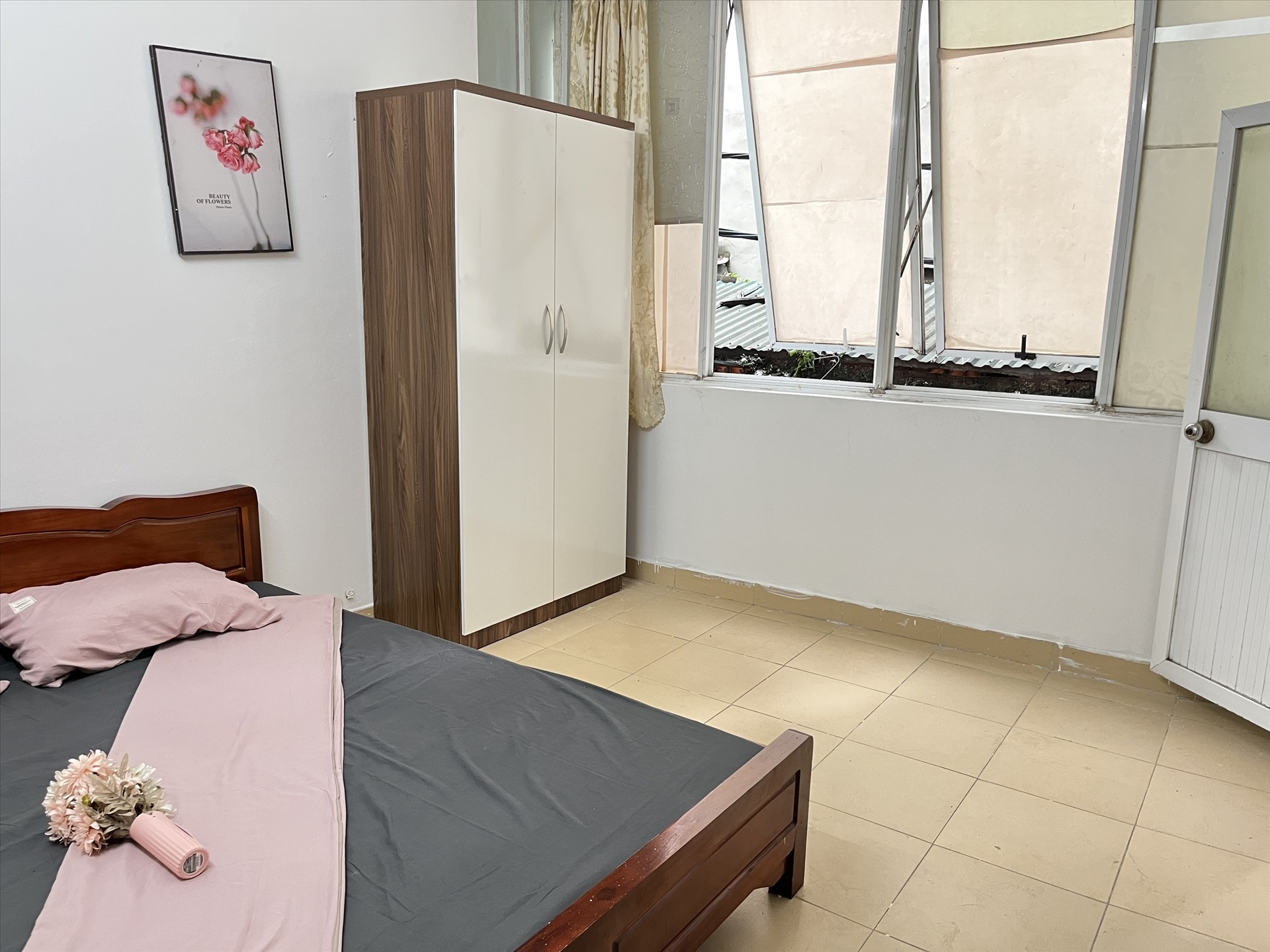 Phòng trọ Studio 28m2 tại HappyHomes Trần Thái Tông - Cầu Giấy - Phòng ngủ