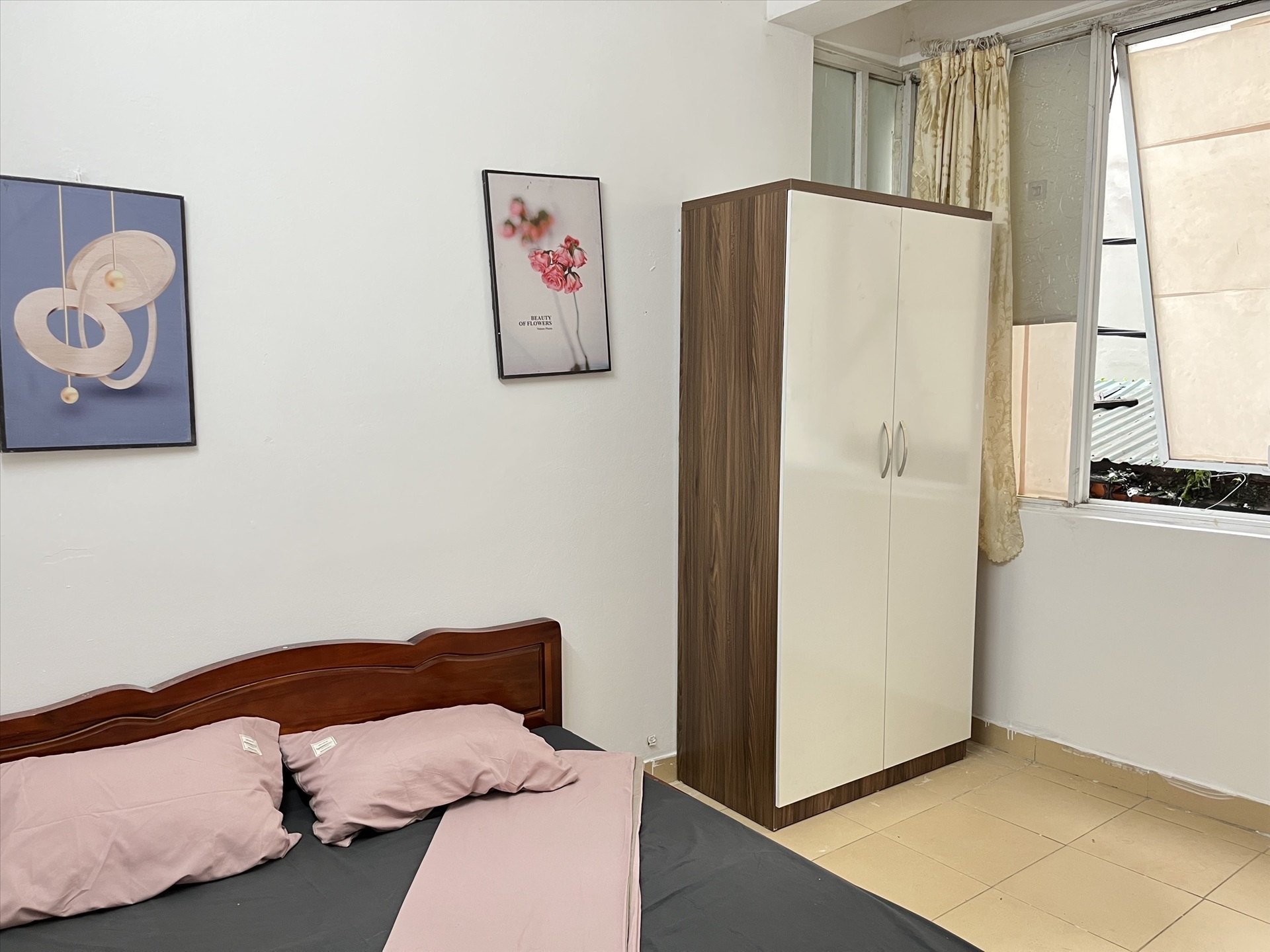 Phòng trọ Studio 28m2 tại HappyHomes Trần Thái Tông - Cầu Giấy - Phòng ngủ