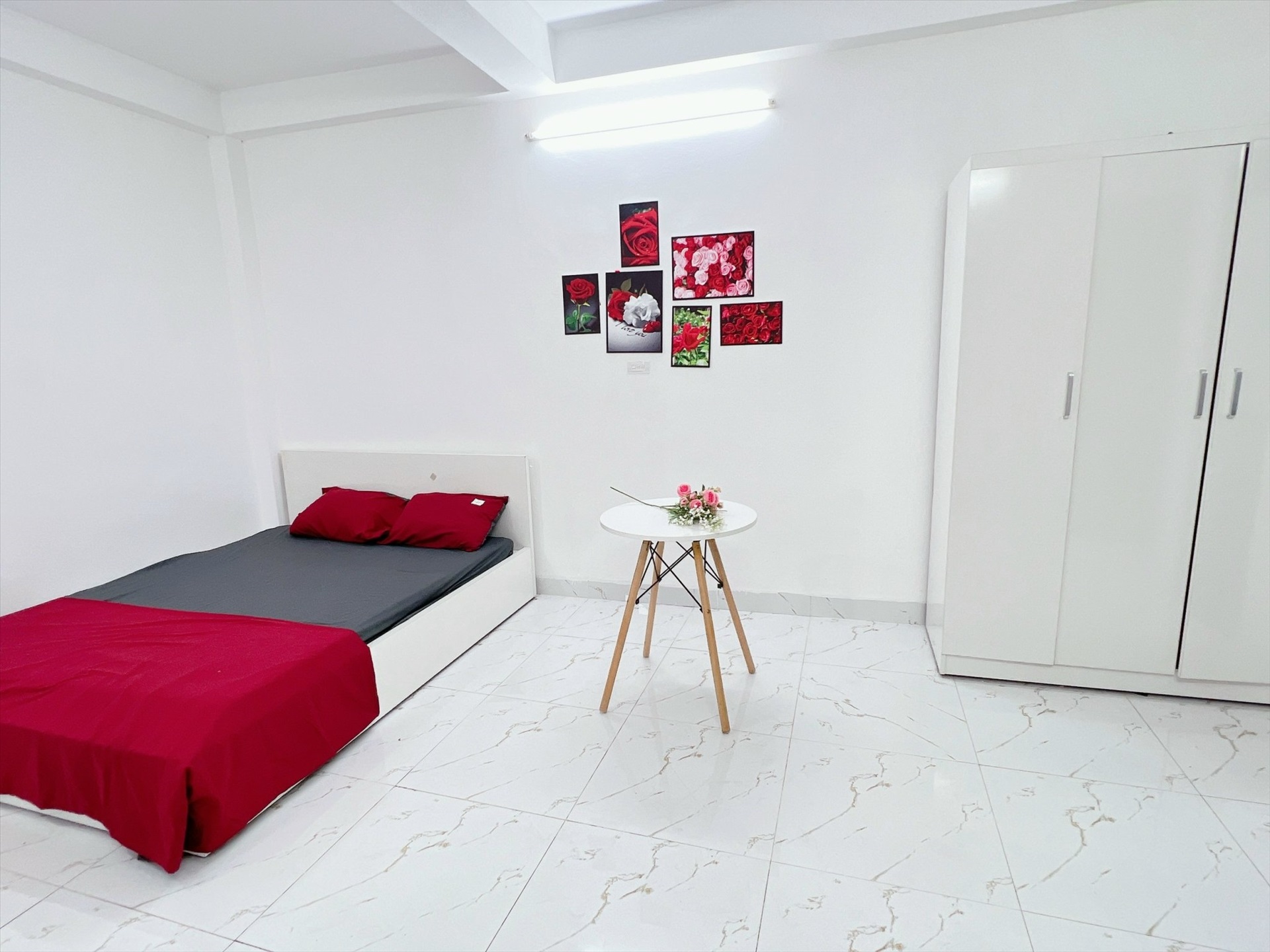 Phòng trọ Studio 25m2 tại Happy Homes 1 Trần Bình - Cầu Giấy - Phòng ngủ