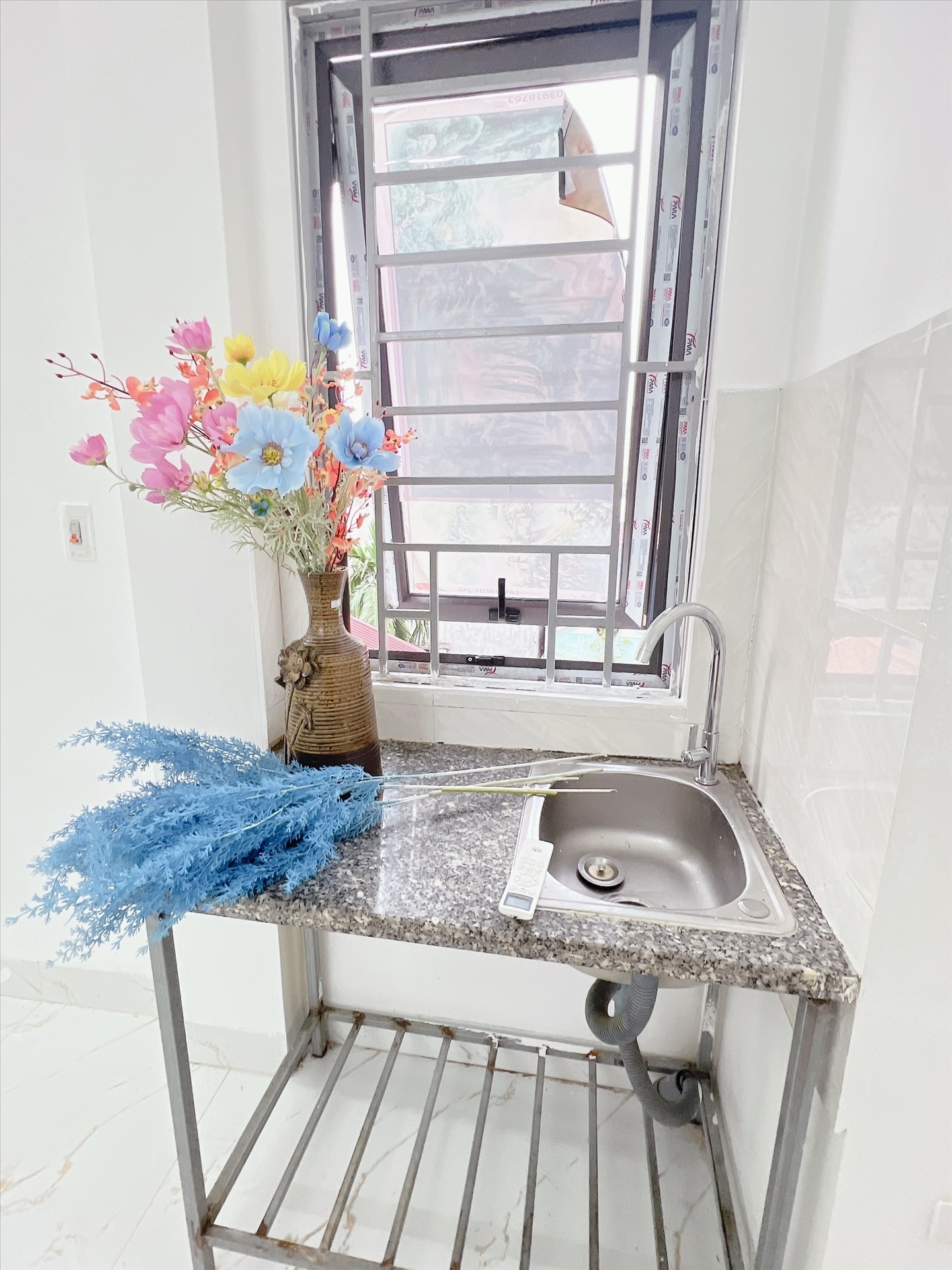 Phòng trọ Studio 25m2 tại Happy Homes 1 Trần Bình - Cầu Giấy - Phòng bếp