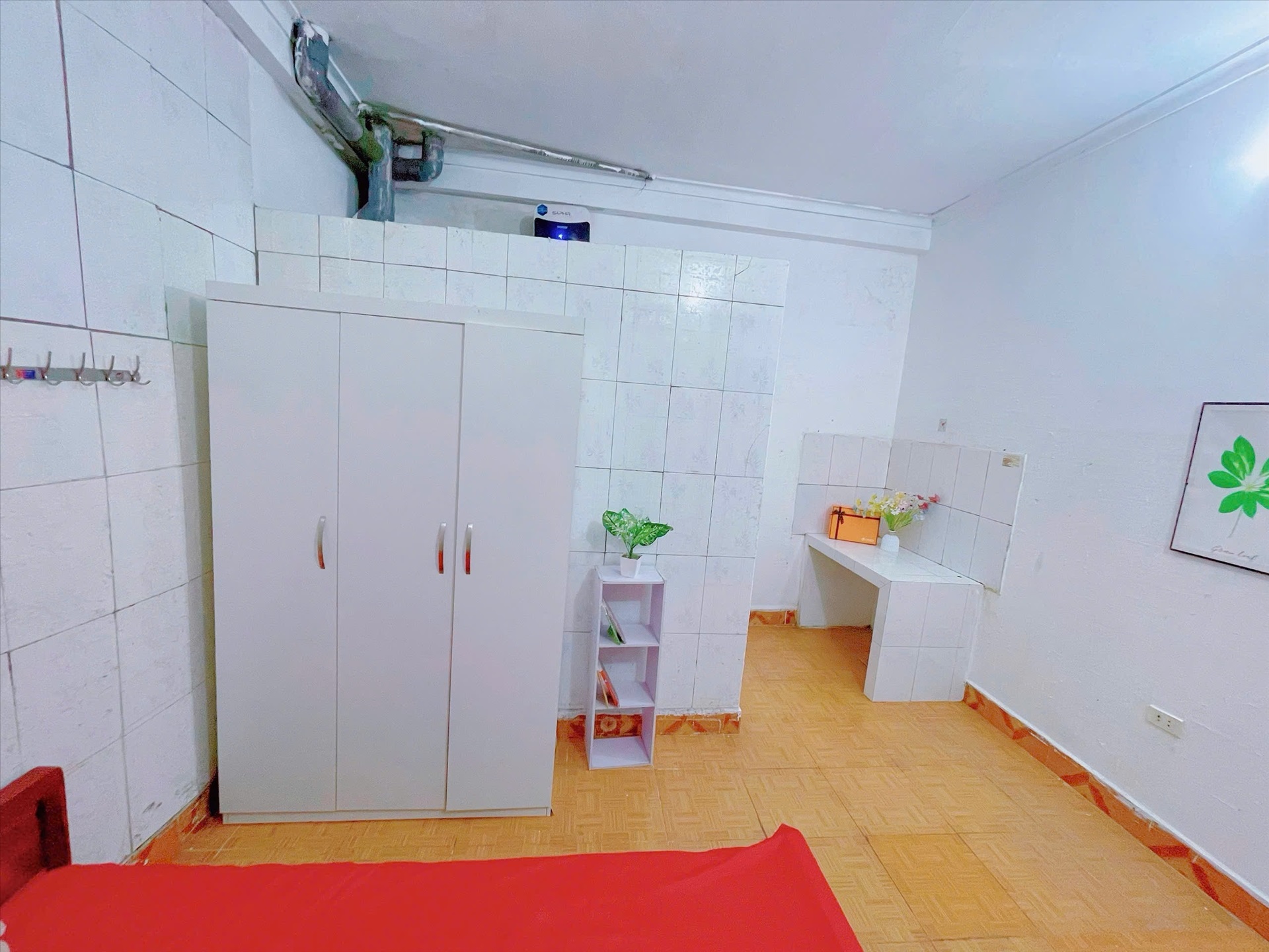 Phòng trọ Studio 25m2 tại HappyHomes Nguyễn Khánh Toàn - Cầu Giấy - Phòng ngủ
