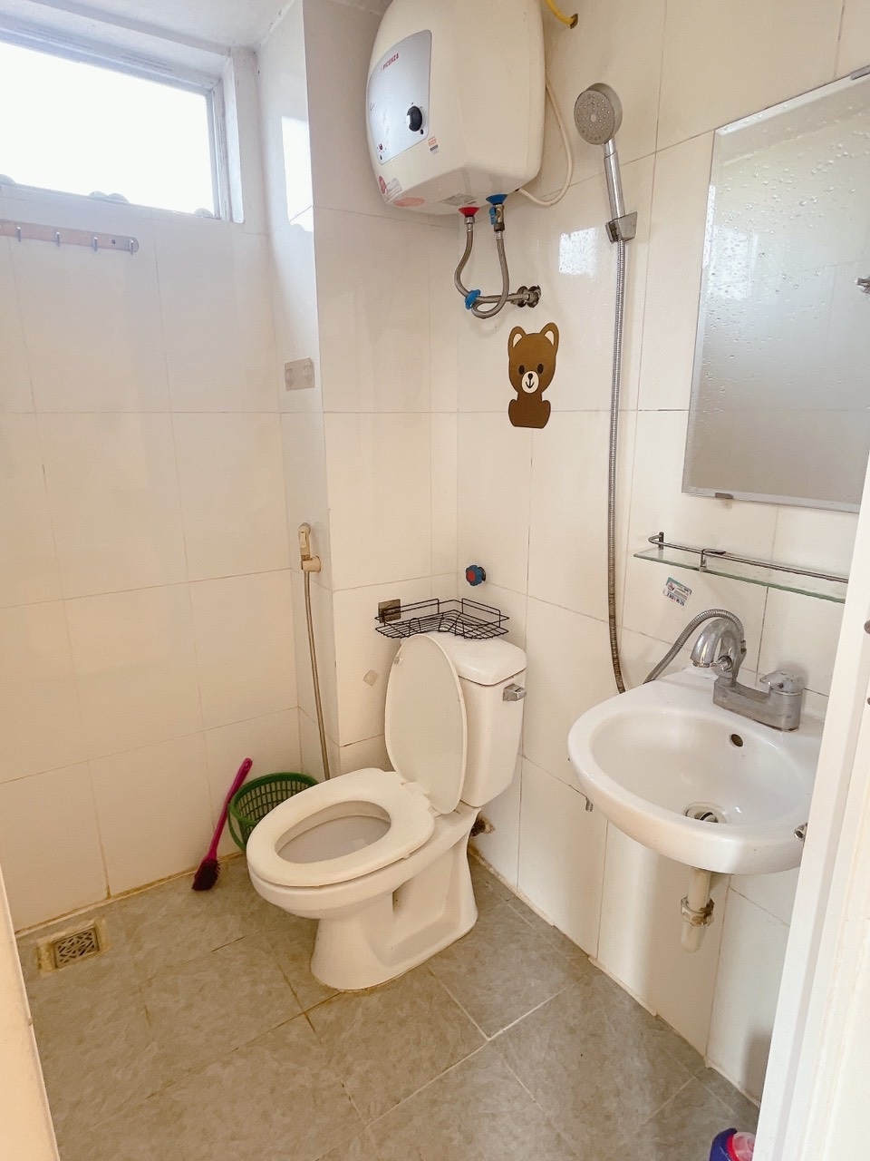 Phòng trọ Studio 25m2 tại HappyHomes Lạc Long Quân - Cầu Giấy - Phòng tắm